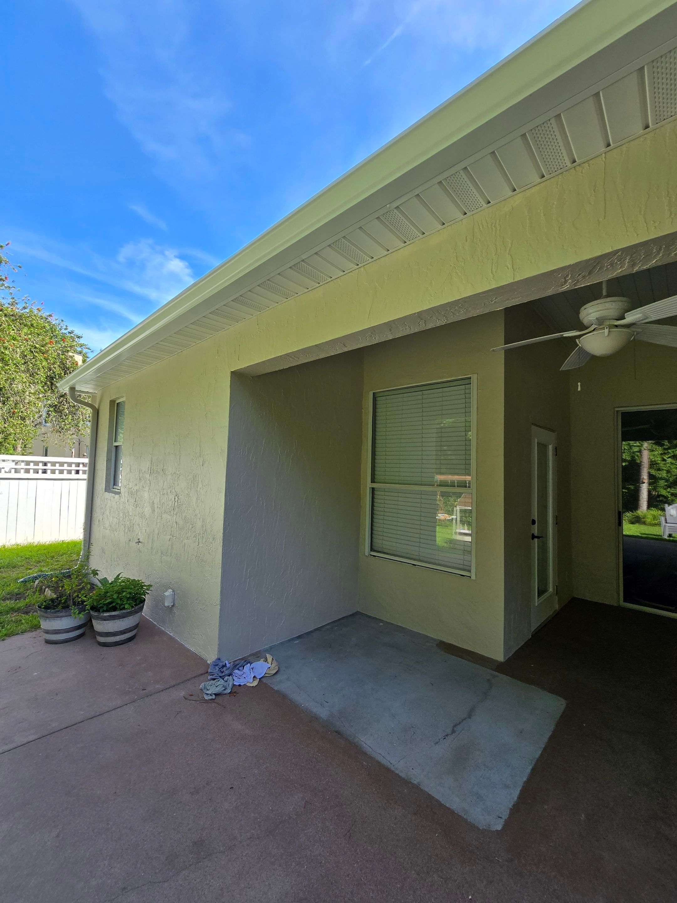 Stucco Exterior Painting & Extensive Prep in East Hampton | Jacksonville, FL 32256 by A New Leaf Painting, LLC