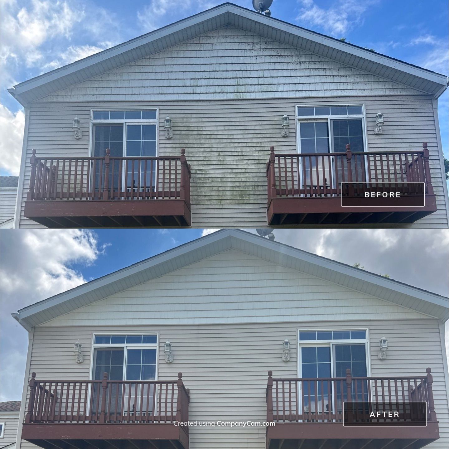 Project in Spring Grove by Simmons Power & Soft Washing