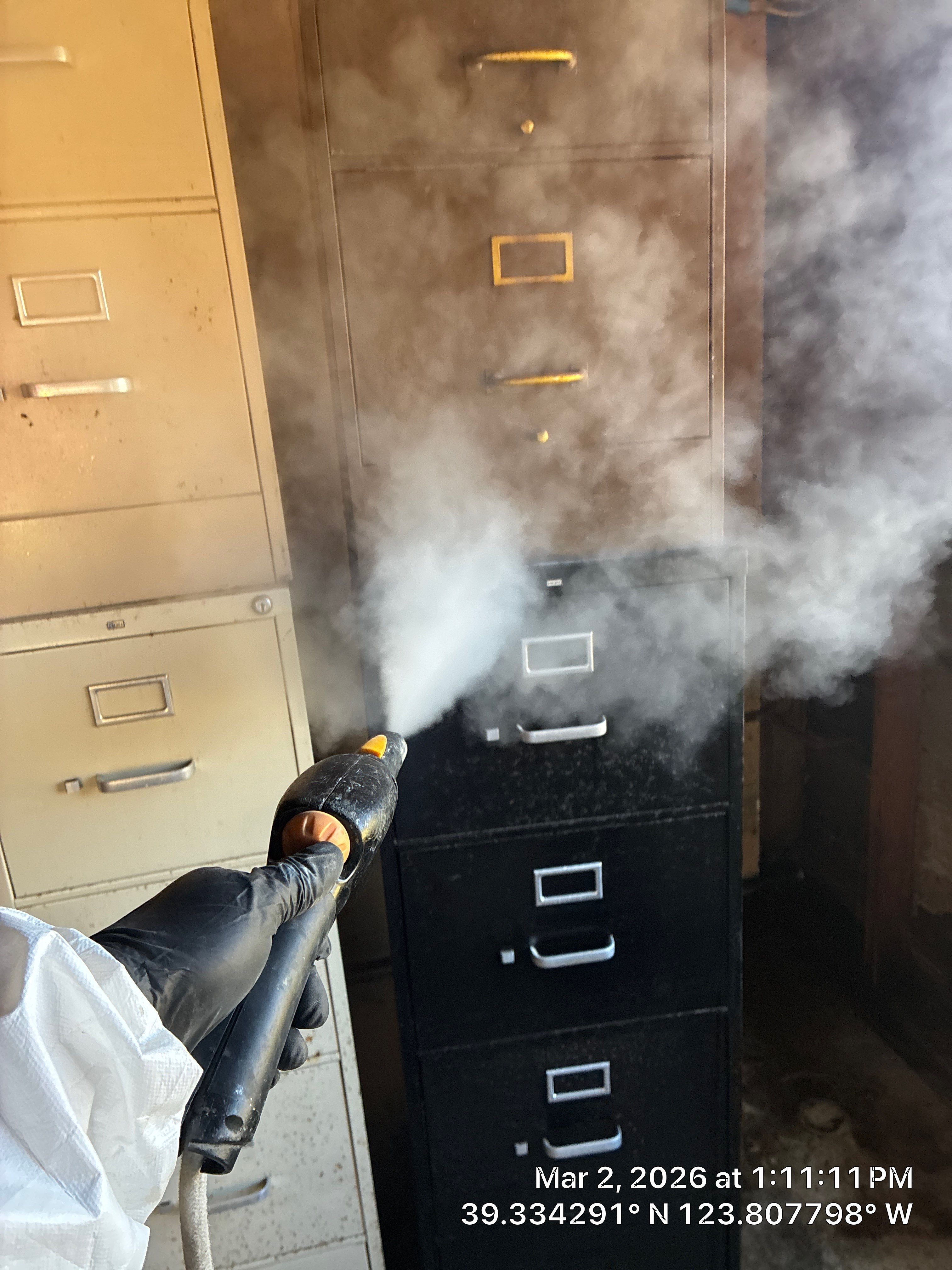 Project in Mendocino by 911 Hazmat Cleanup 