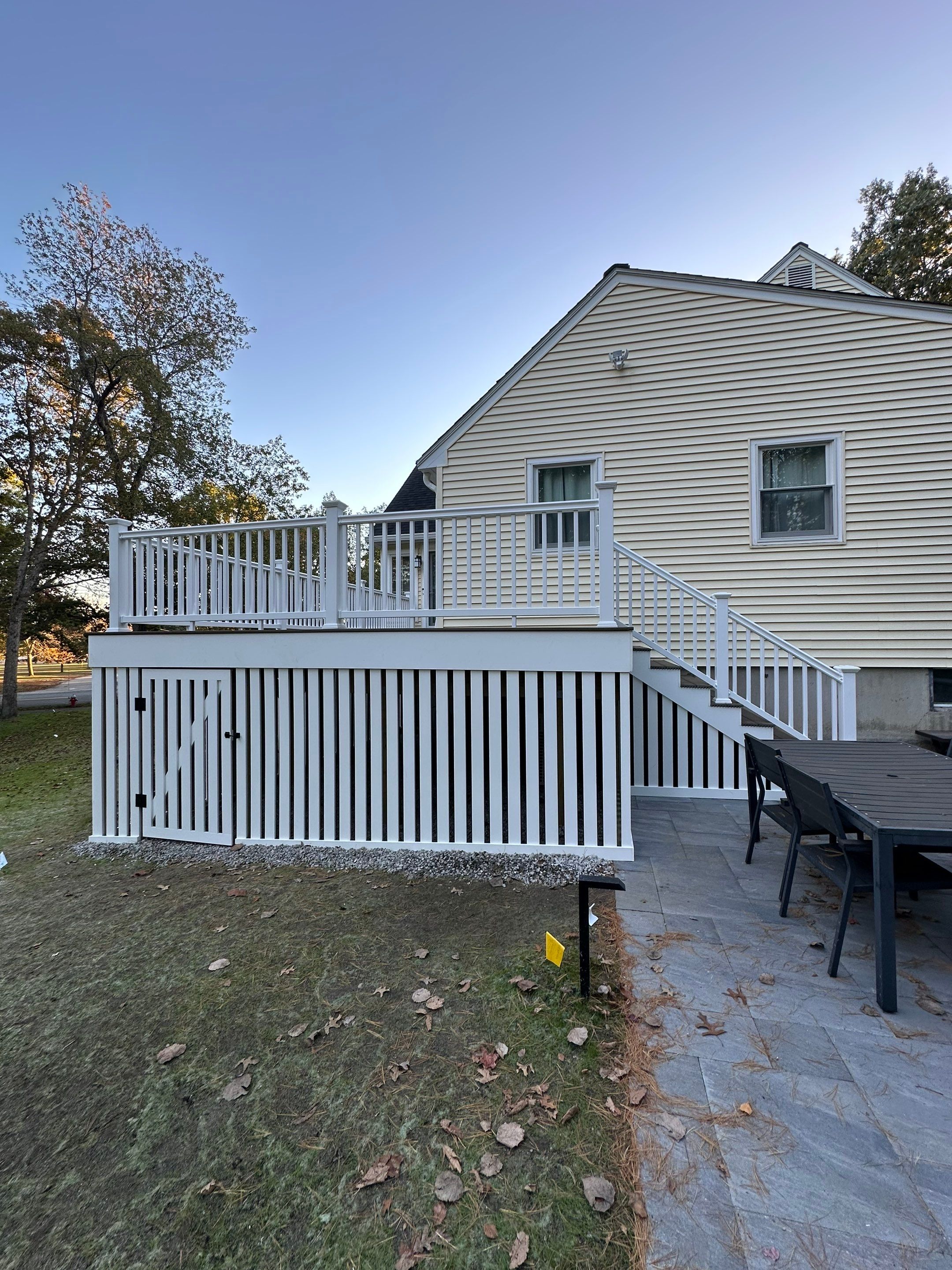 New Deck buit in Medfield MA by UBrothers Construction
