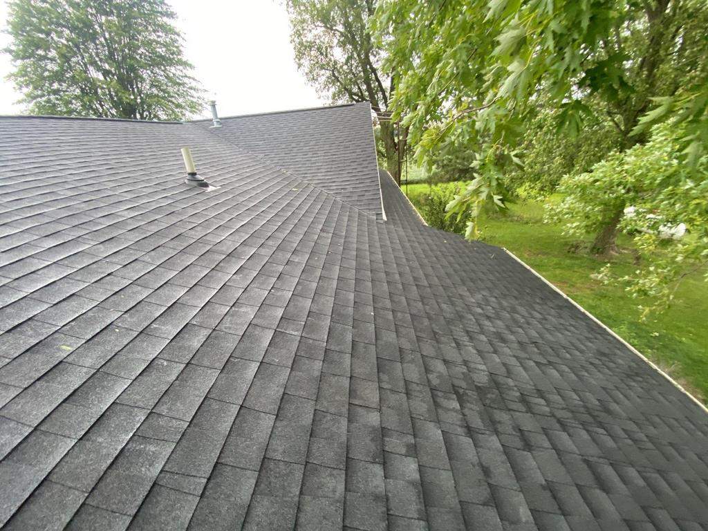 Storm damage roof replacement by Nitro Roofing and Construction