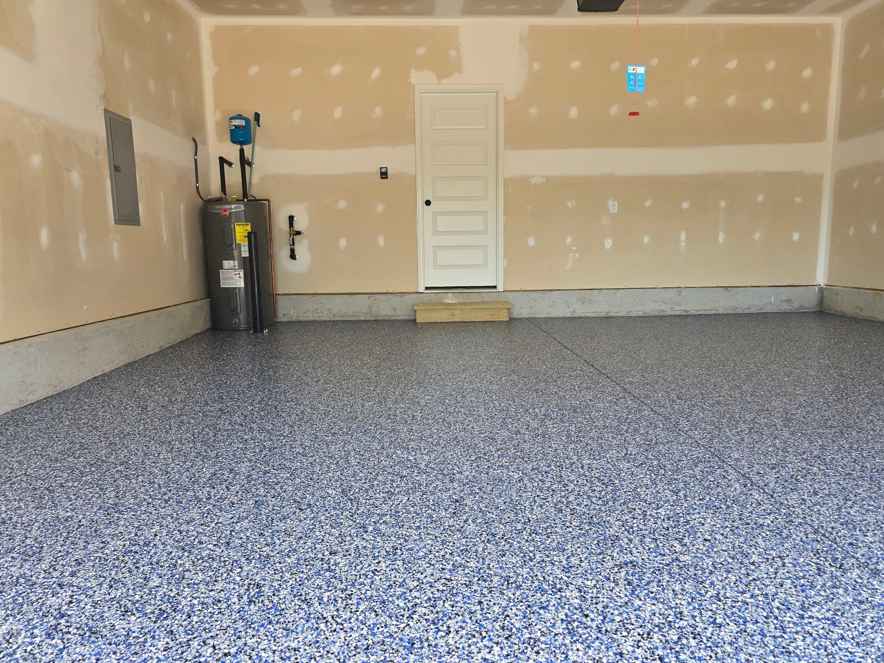 Garage using Denim by Elite Floor Solutions