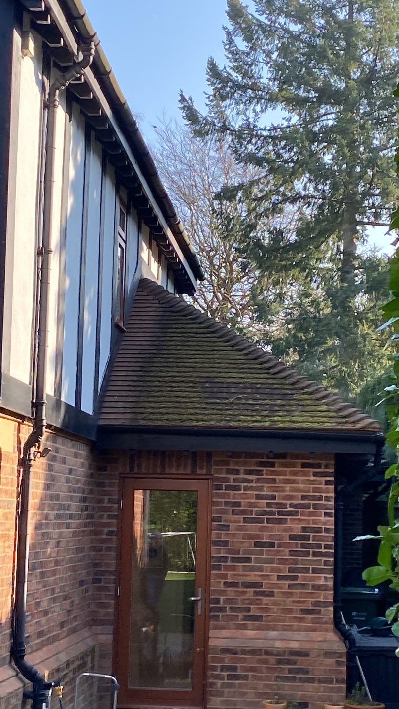 Roof Clean - Moss Removal using Honda 15lpm Low Pressure Washing Machine by Ges Exterior Cleaning ltd