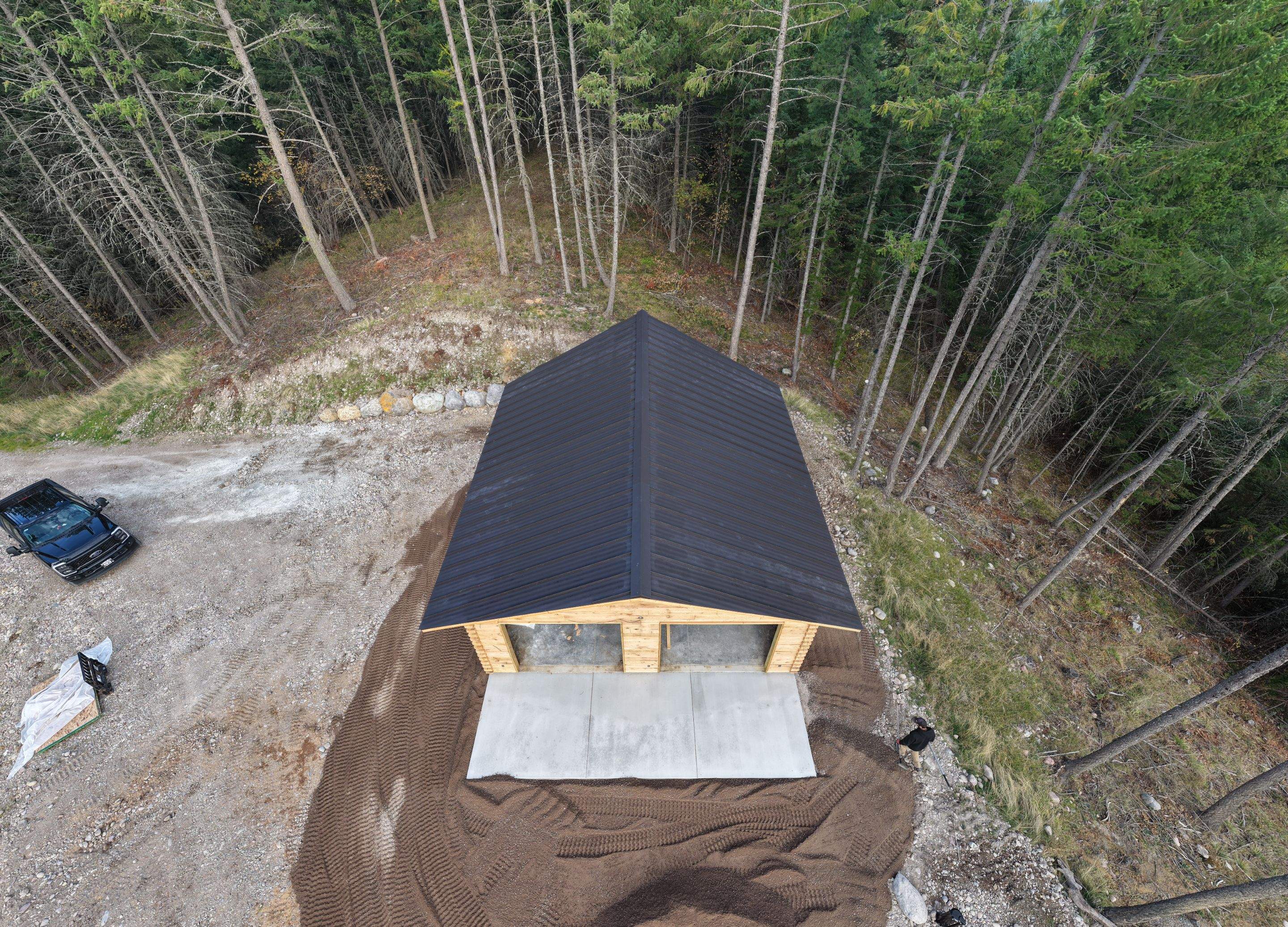 Mechanical Lock Standing Seam - CMG ULG Dark Bronze  by Montana Roofing Solutions
