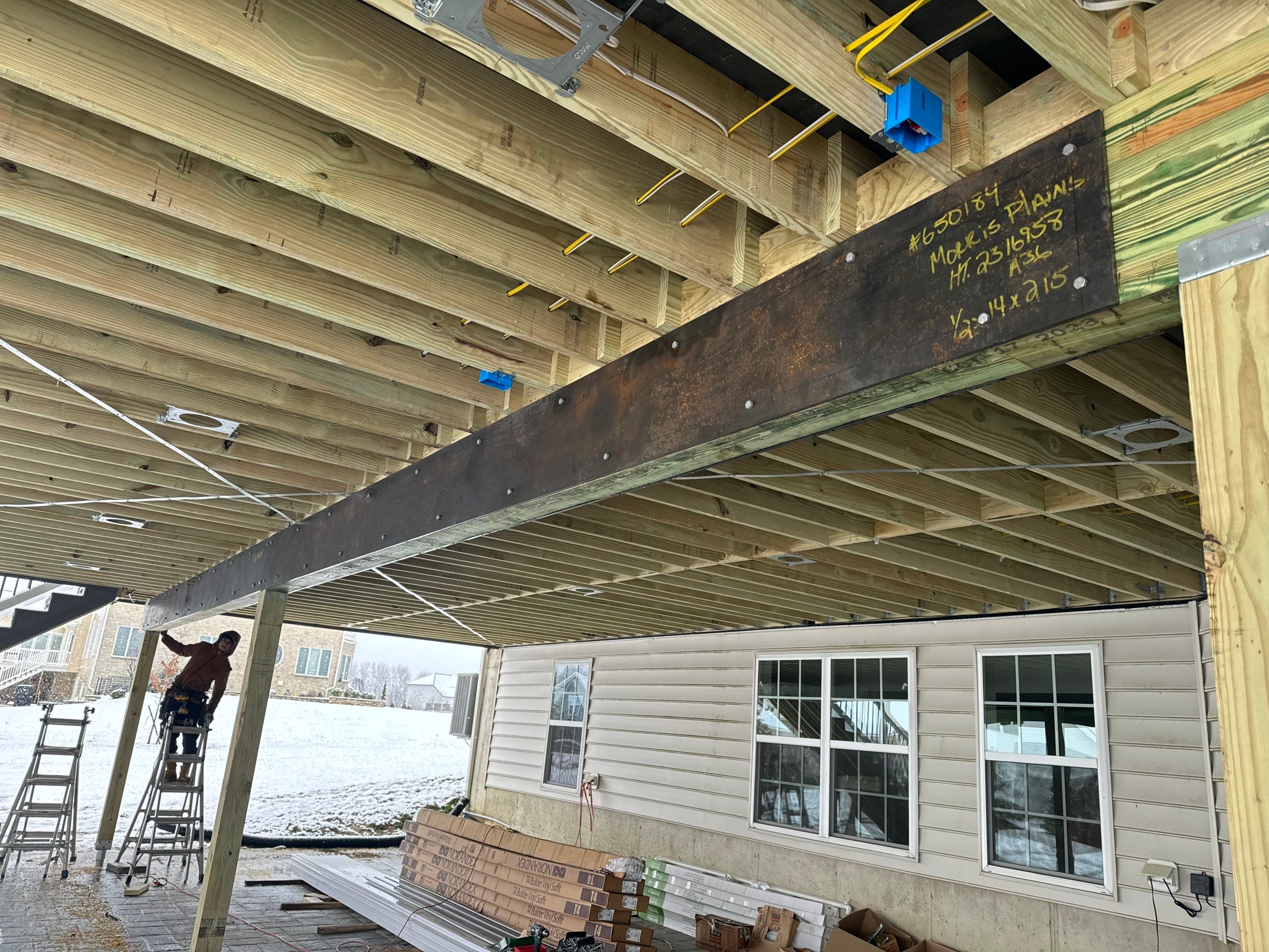 New Deck With Waterproofing  by deck guardian