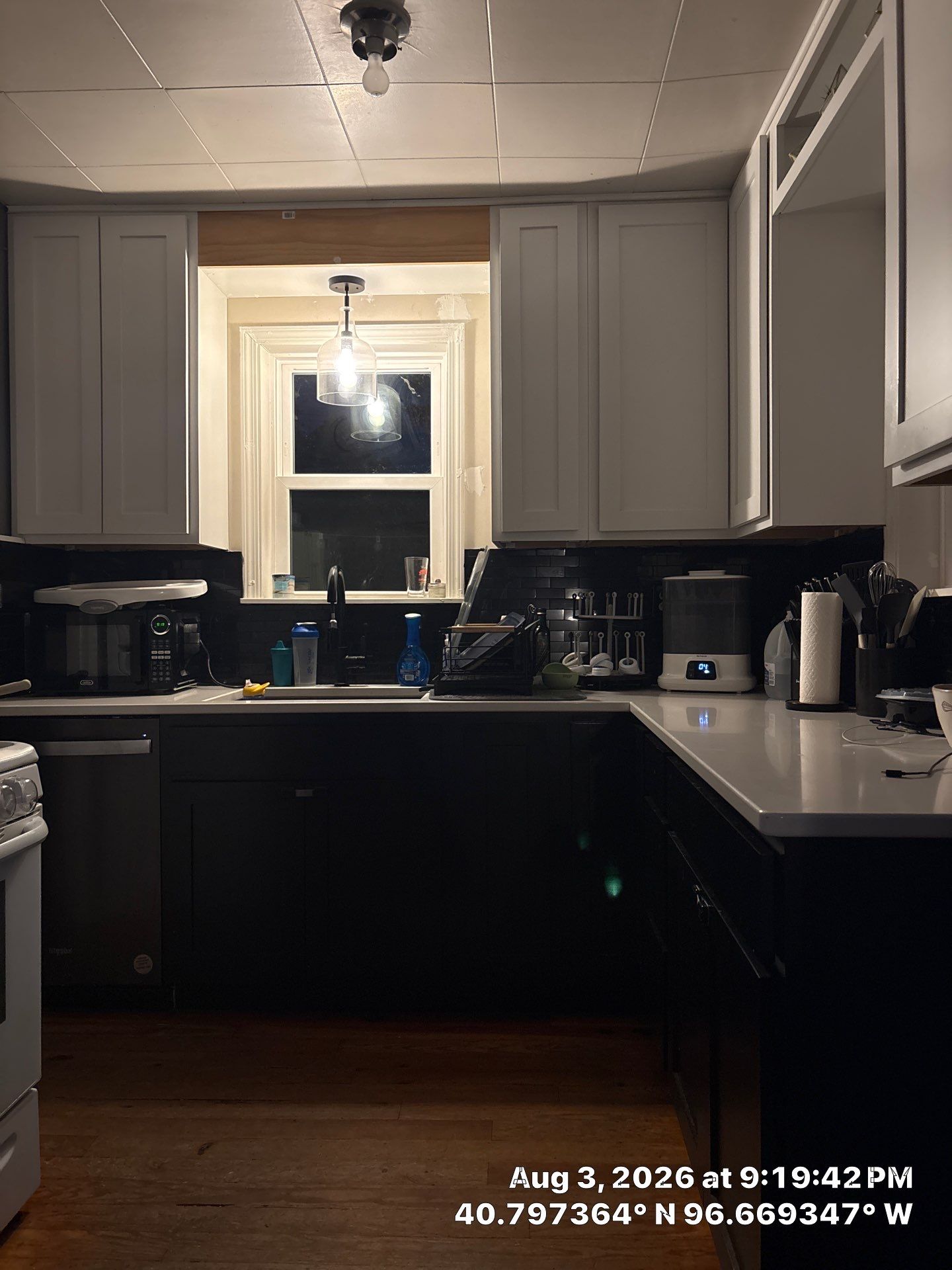 Lincoln Kitchen Remodel with Two-Tone Cabinetry and Quartz Counters by CompanyCam Sales Demo