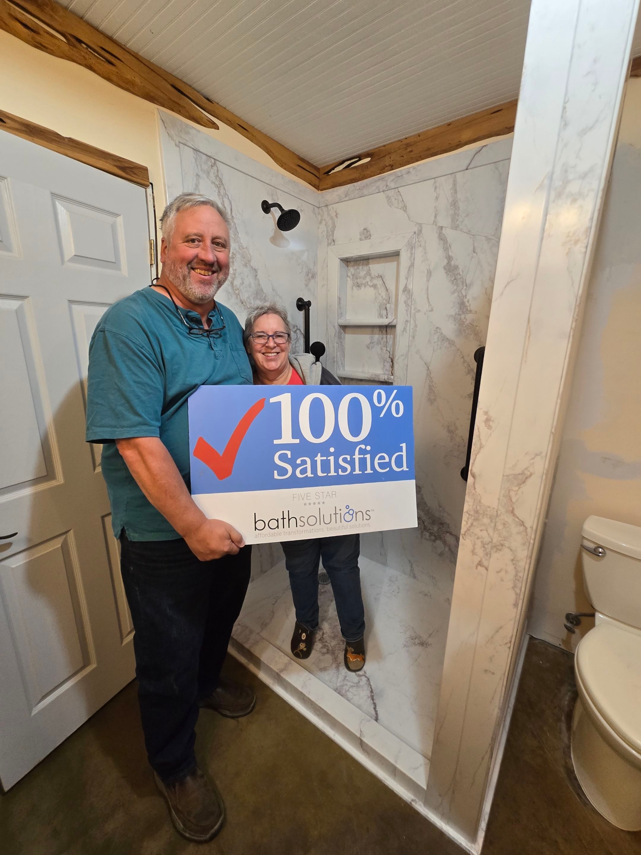 Shower remodel in Llano by Lane Lauritsen - The Hill Country, Texas