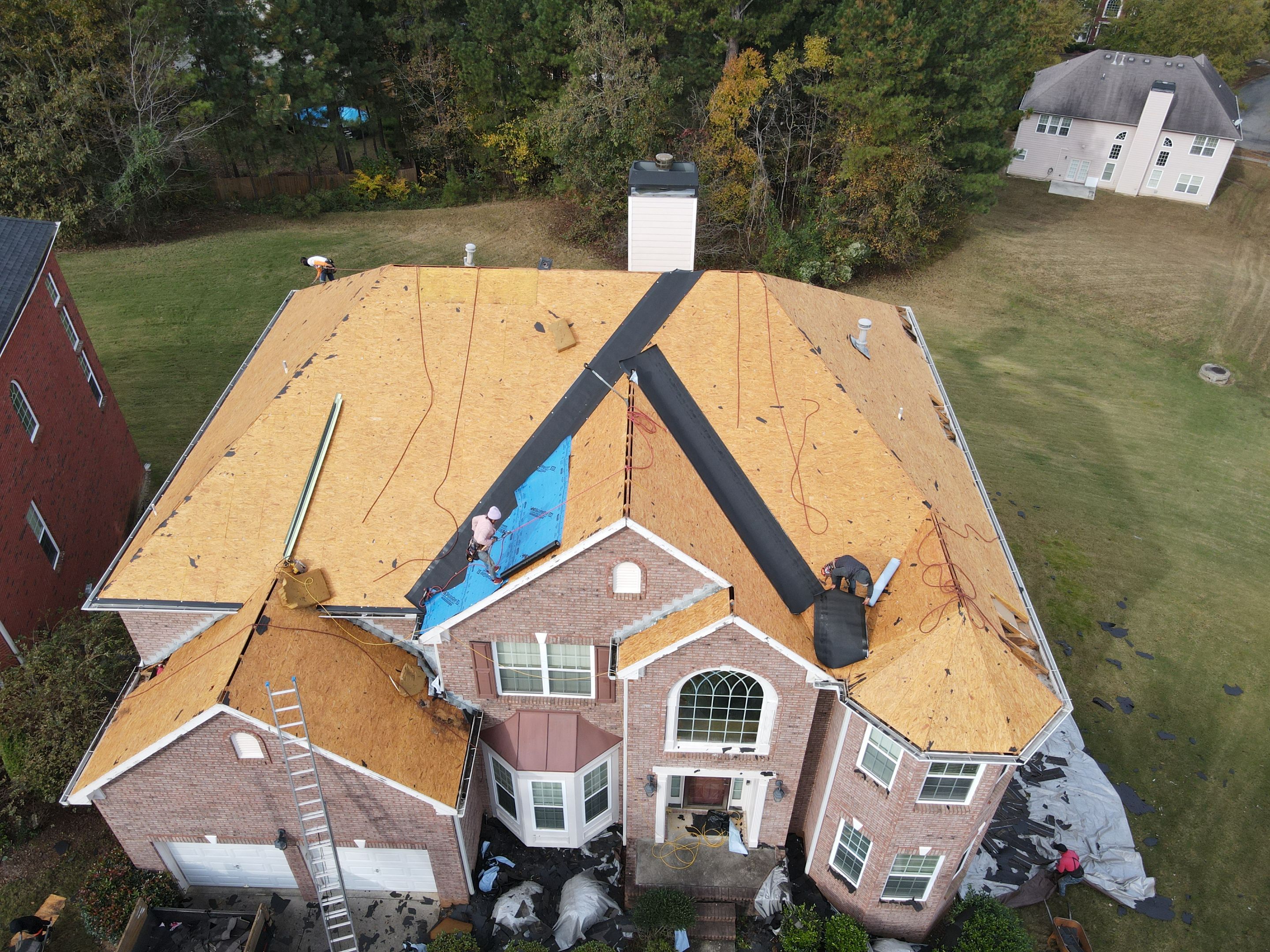 Residential Roofing Installation using Owens Corning by Inspector Roofing and Restoration