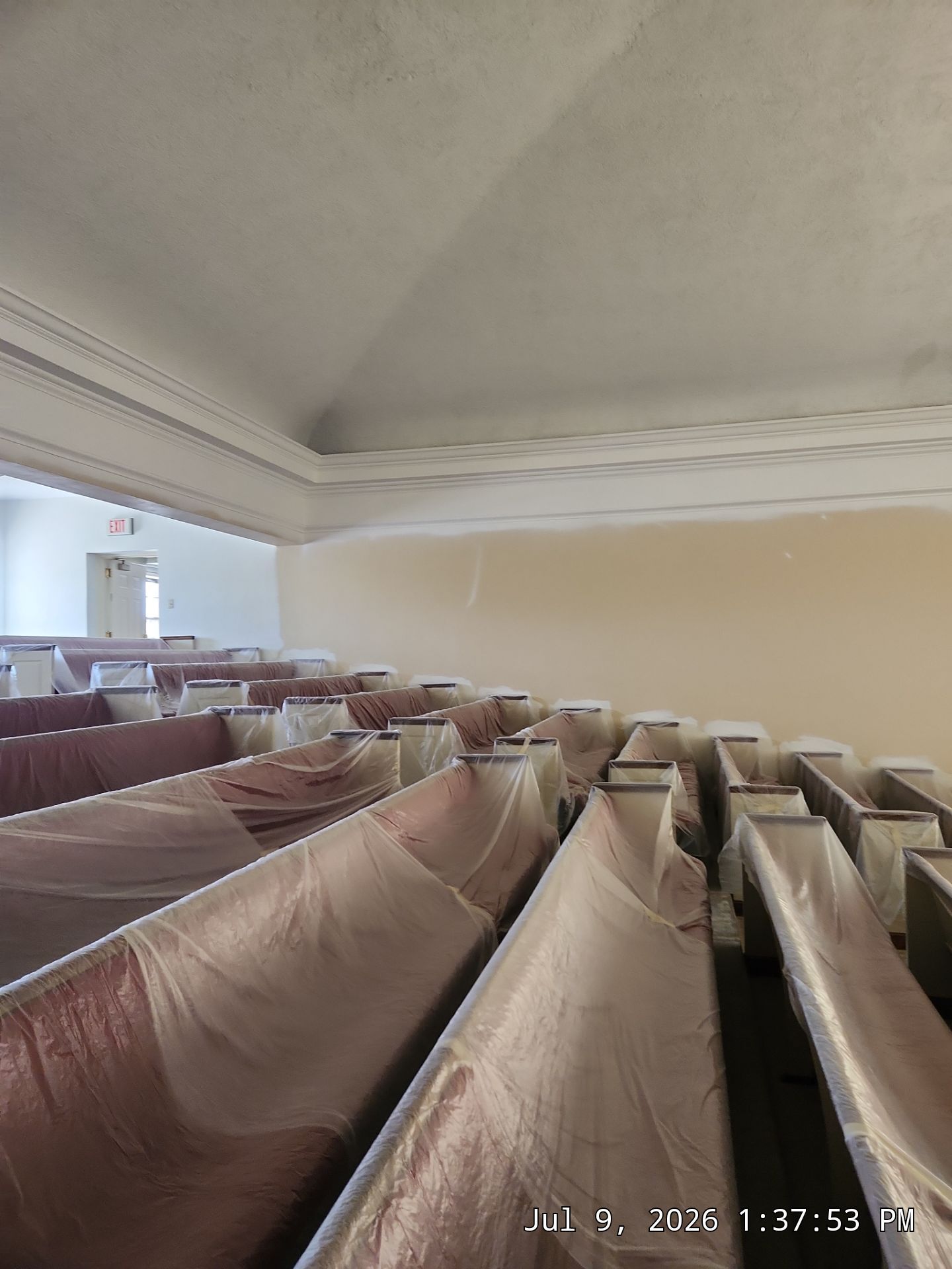 Interior Church Painting and Sanctuary Refresh in Sioux Falls by Select Painting, Coatings & Garage Cabinets