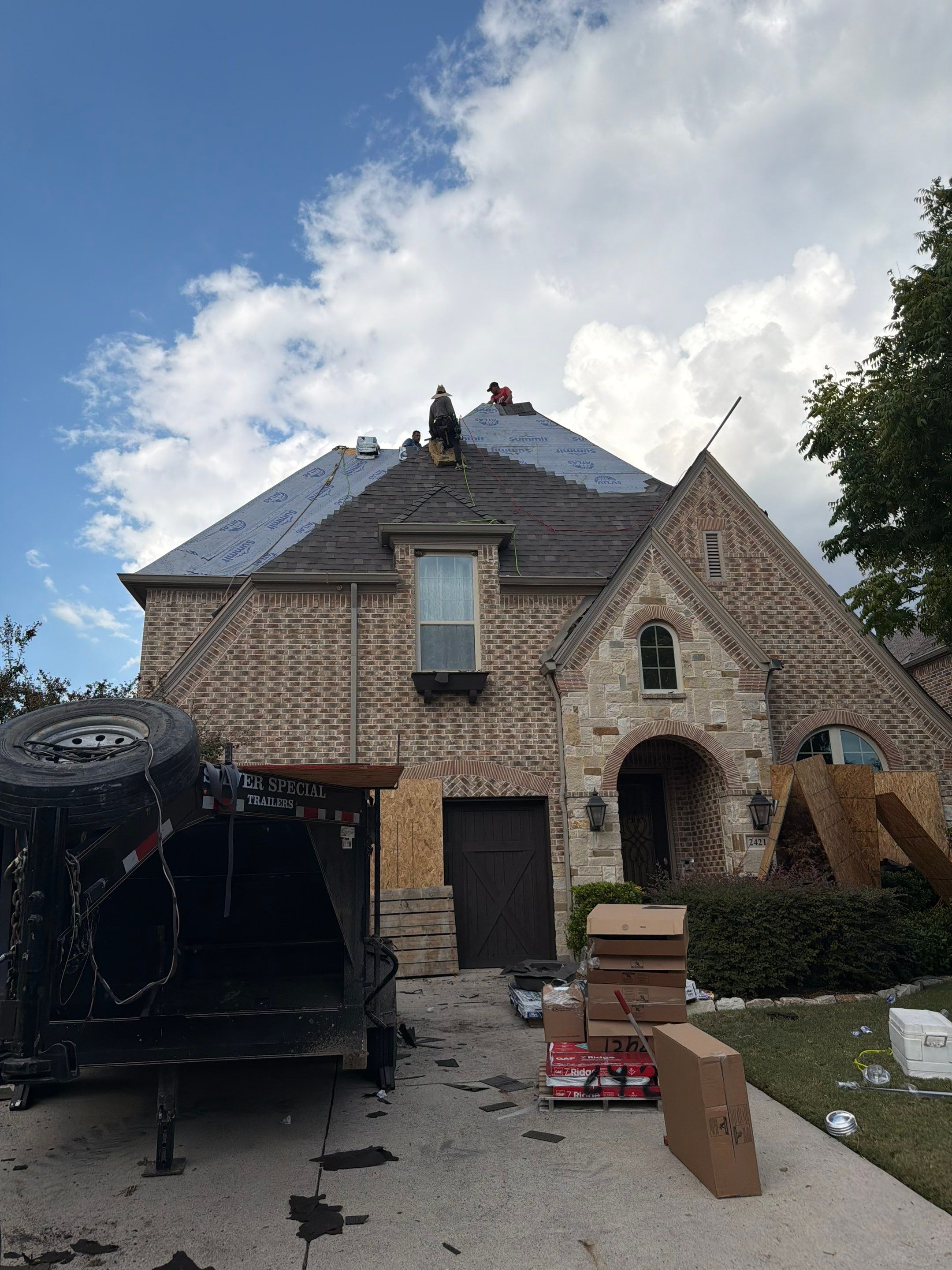 Project in Plano by Big Sky Roofing & Construction, LLC