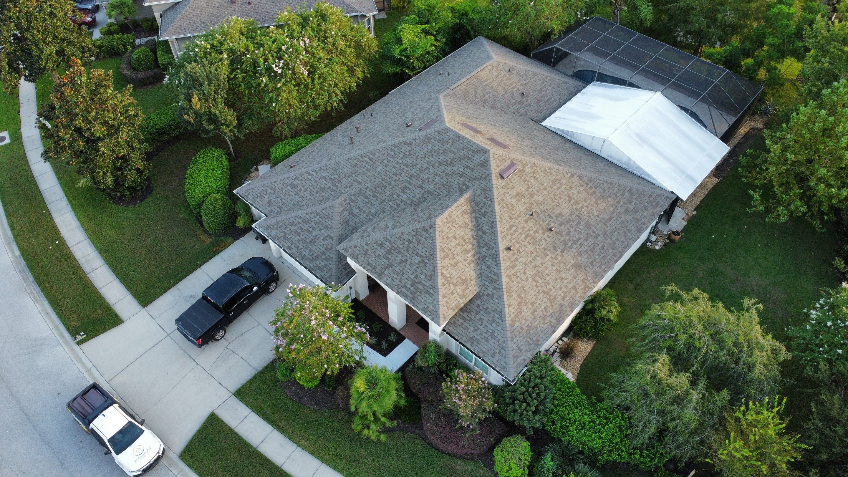 Roof Replacement in Land O' Lakes Fl. by Steadfast Roofing 