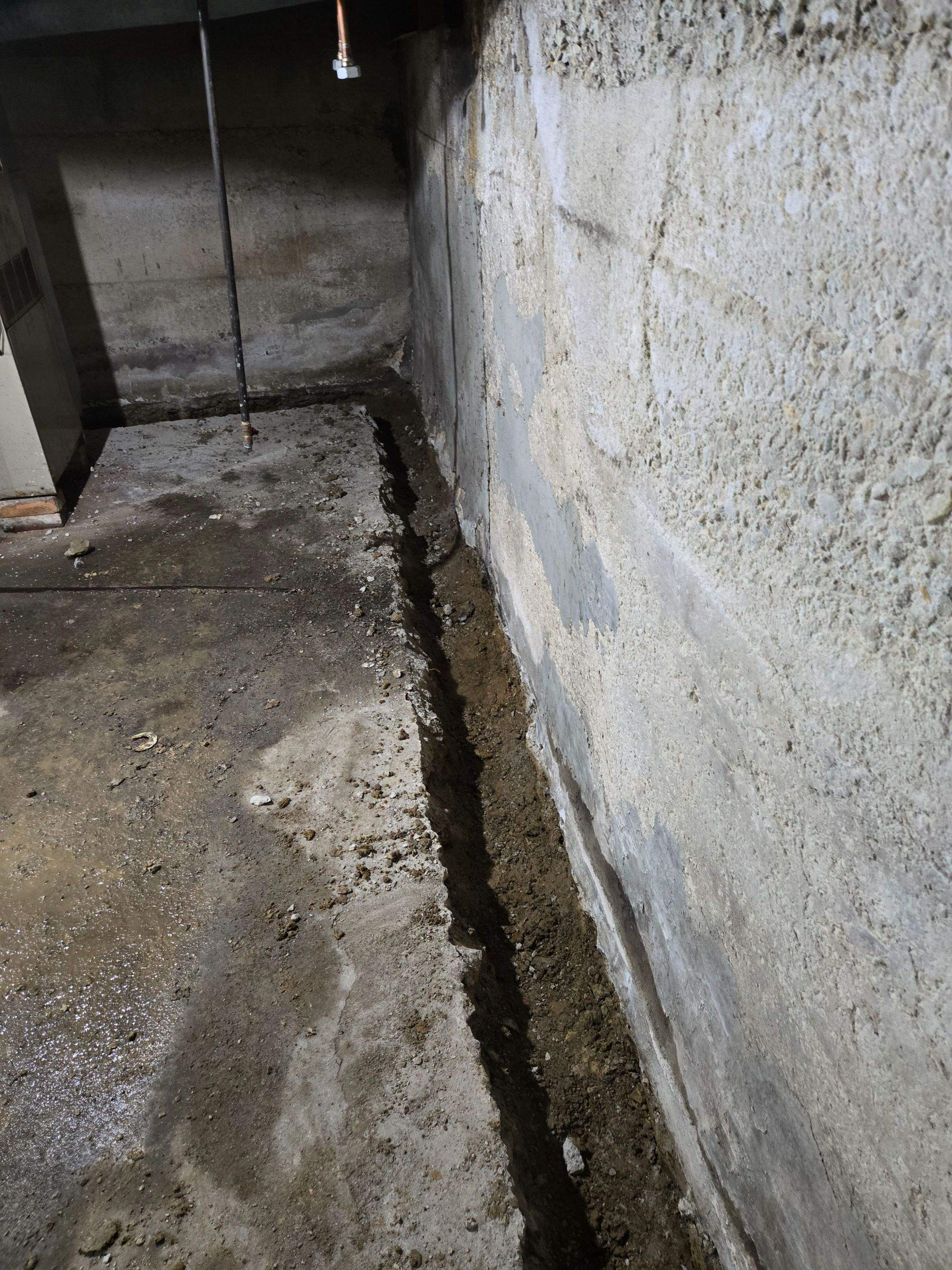 Advanced Foundation Drainage and Hydrostatic Pressure Relief System by Allied Water Services