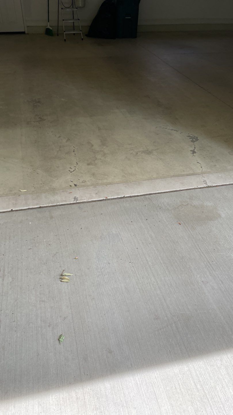Garage Transformation using Driftwood Colorway by Croc Coatings, LLC
