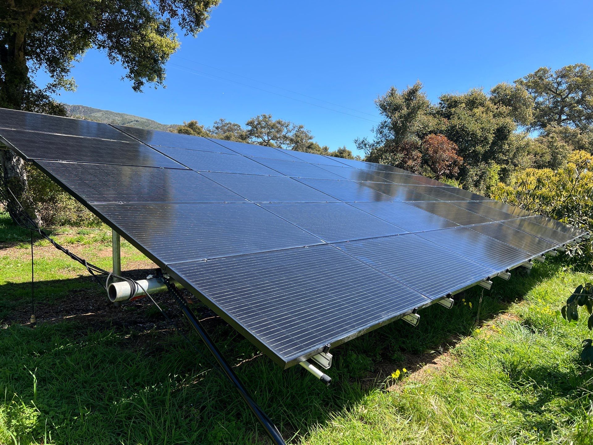 Groundmount Solar Cleaning by Sunrise 805