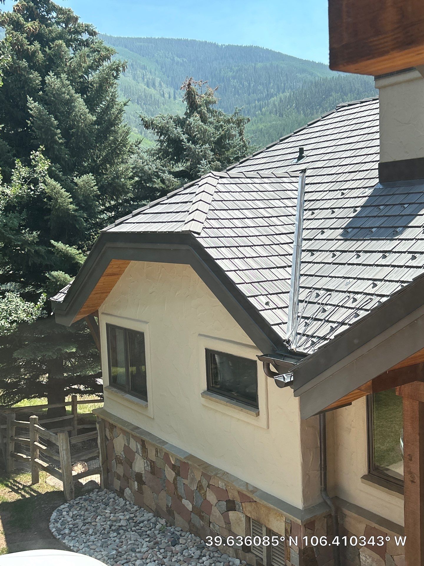 Custom Tile Roof and Heat Cable Installation in Vail by CompanyCam Sales Demo