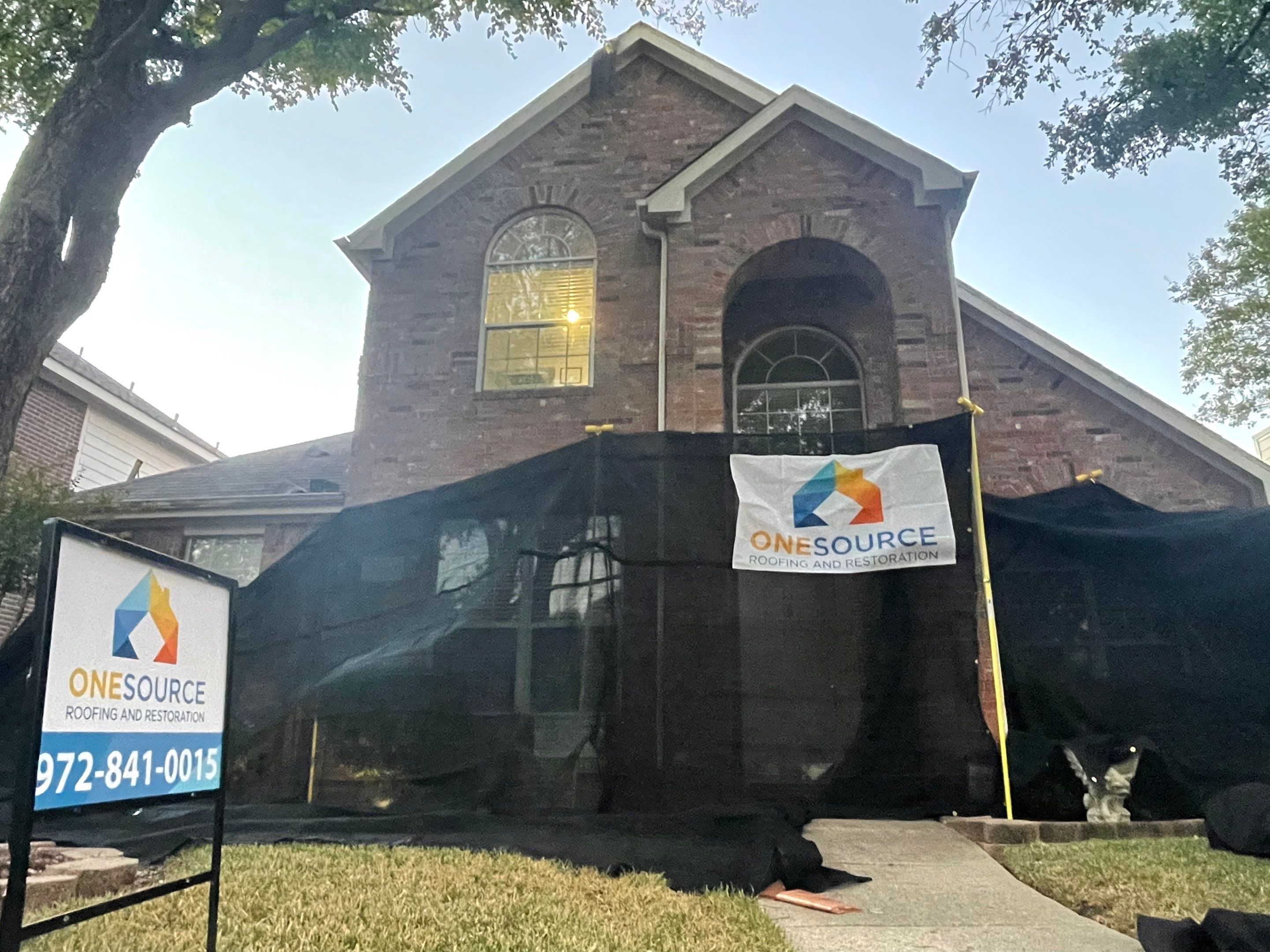 Residential Roofing Installation using GAF Timberline HDZ Weathered Wood by OneSource Roofing and Restoration