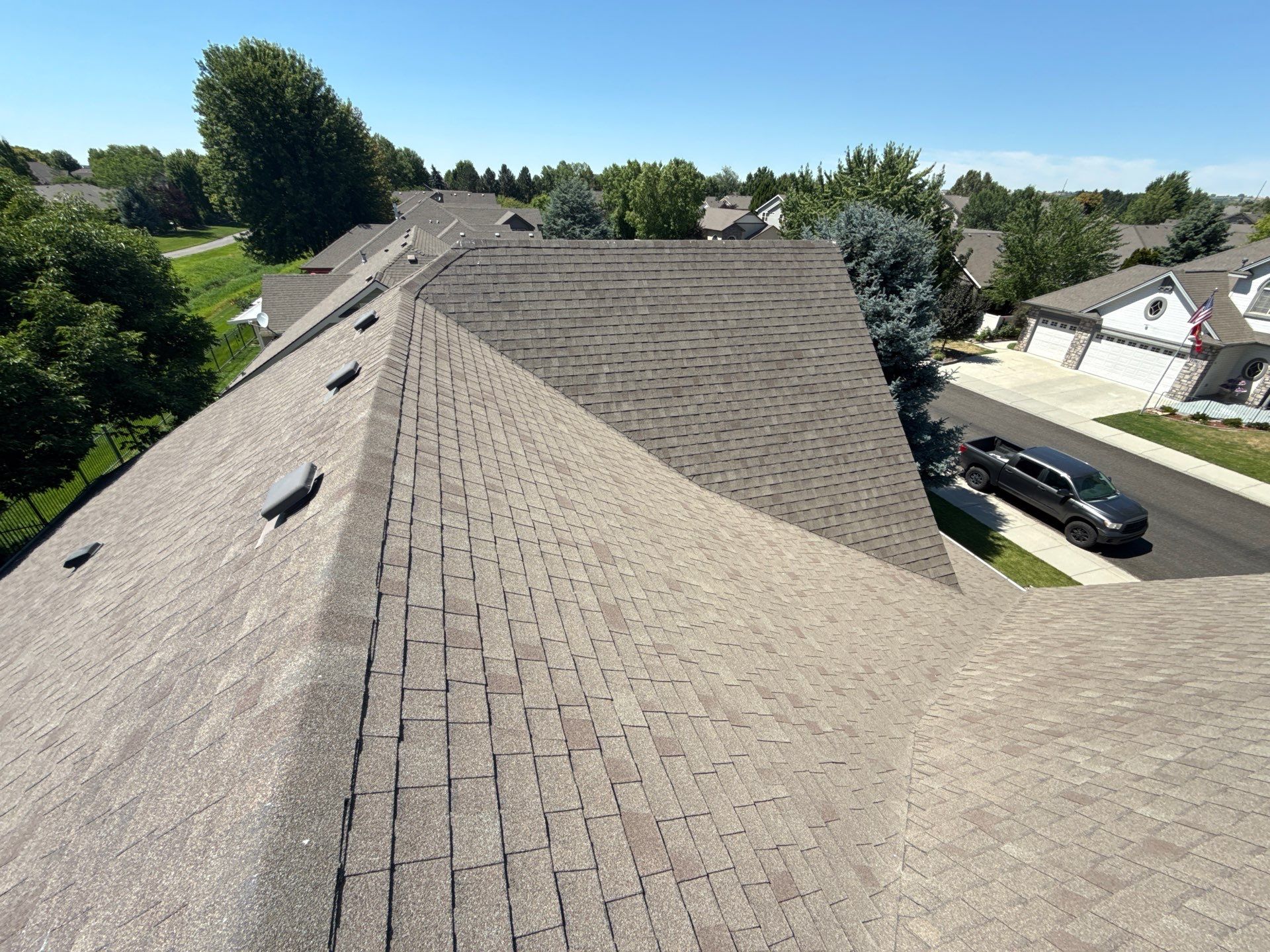 Complete Residential Roof Replacement with Architectural Shingles in Star by Olive Roofing