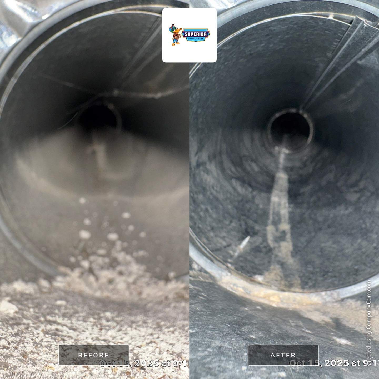 Air Duct Cleaning With a Vacuum Truck in Austintown, OH by Superior Air Duct Cleaning