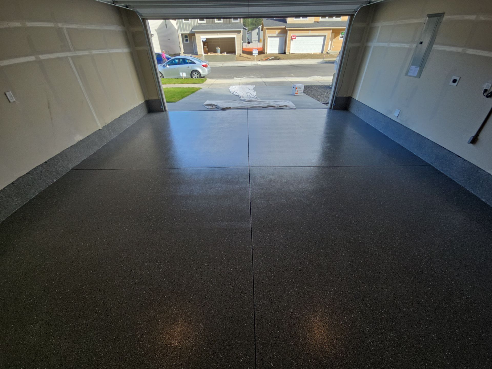 Spokane Residential Garage Floor Coating and Surface Transformation by Croc Coatings, LLC