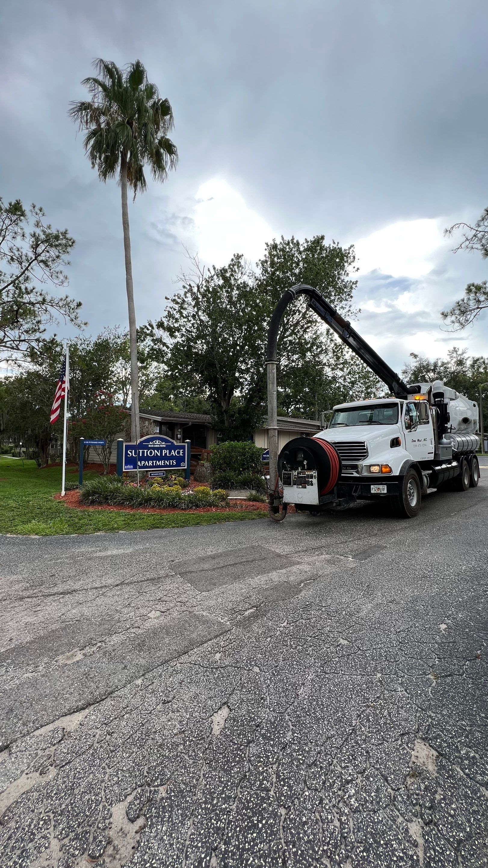 Apartment Complex Storm Water System Cleaning and Maintenance by APS Power & Water