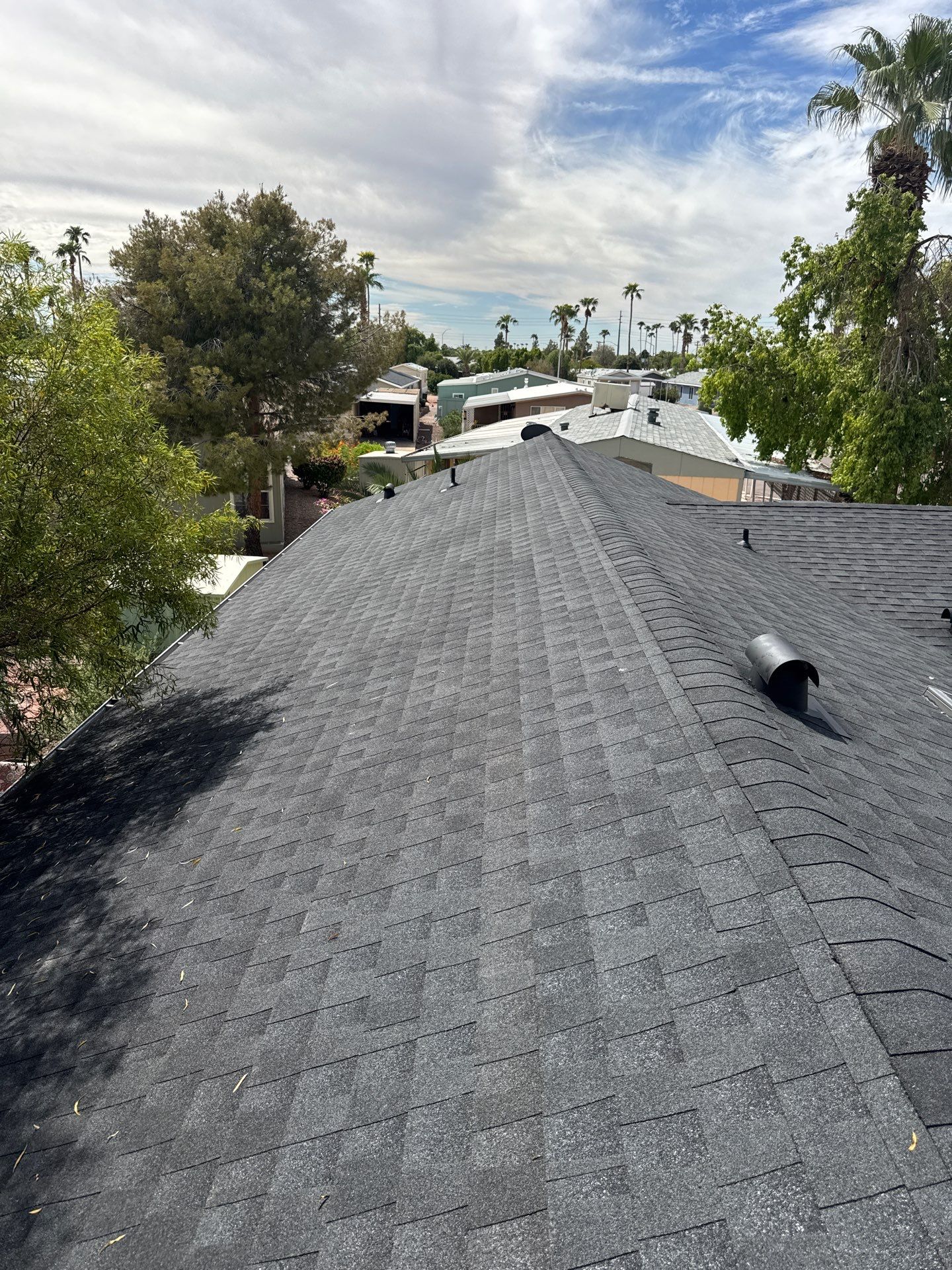 Residential Roof Install using GAF in Mesa by Weather-Tite Roofing