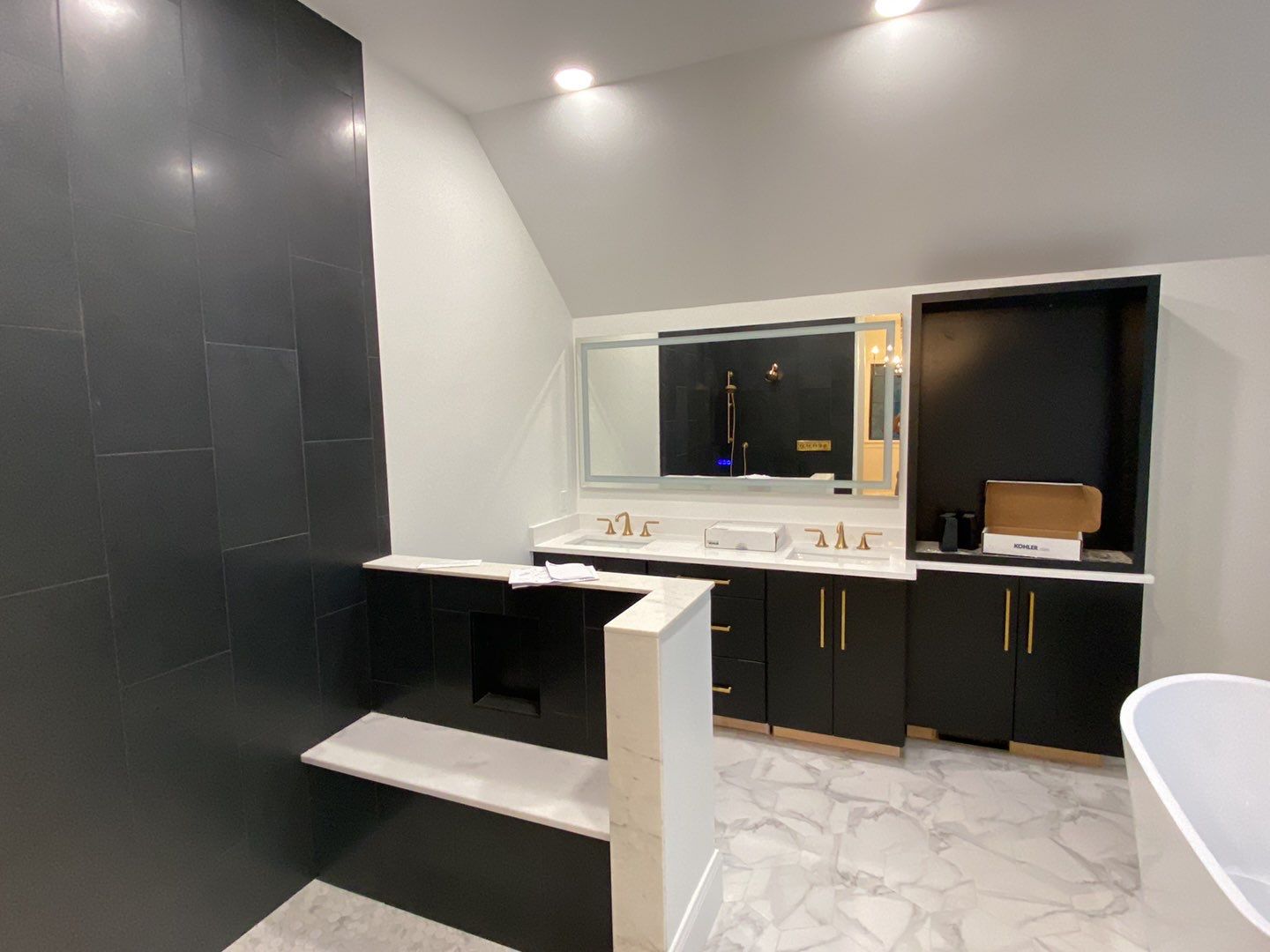 Interior Painting using Snowbound White  by EXCELLENCE | CARTO