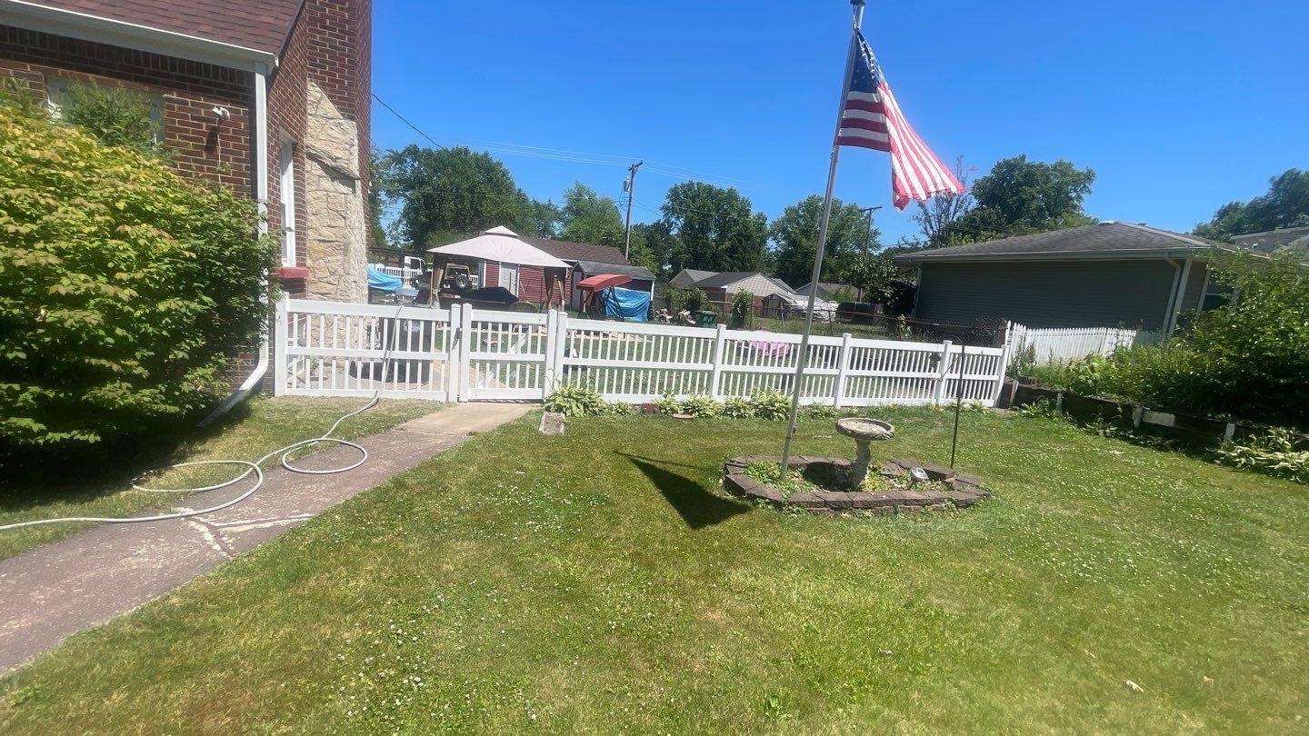 Chain-Link Fence Upgrade to Vinyl Fence by Kraz Construction