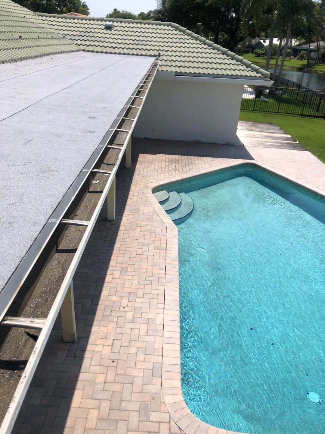Residential Re-Roof using Polyglass Self-Adhered Flat Deck by First Due Roofing