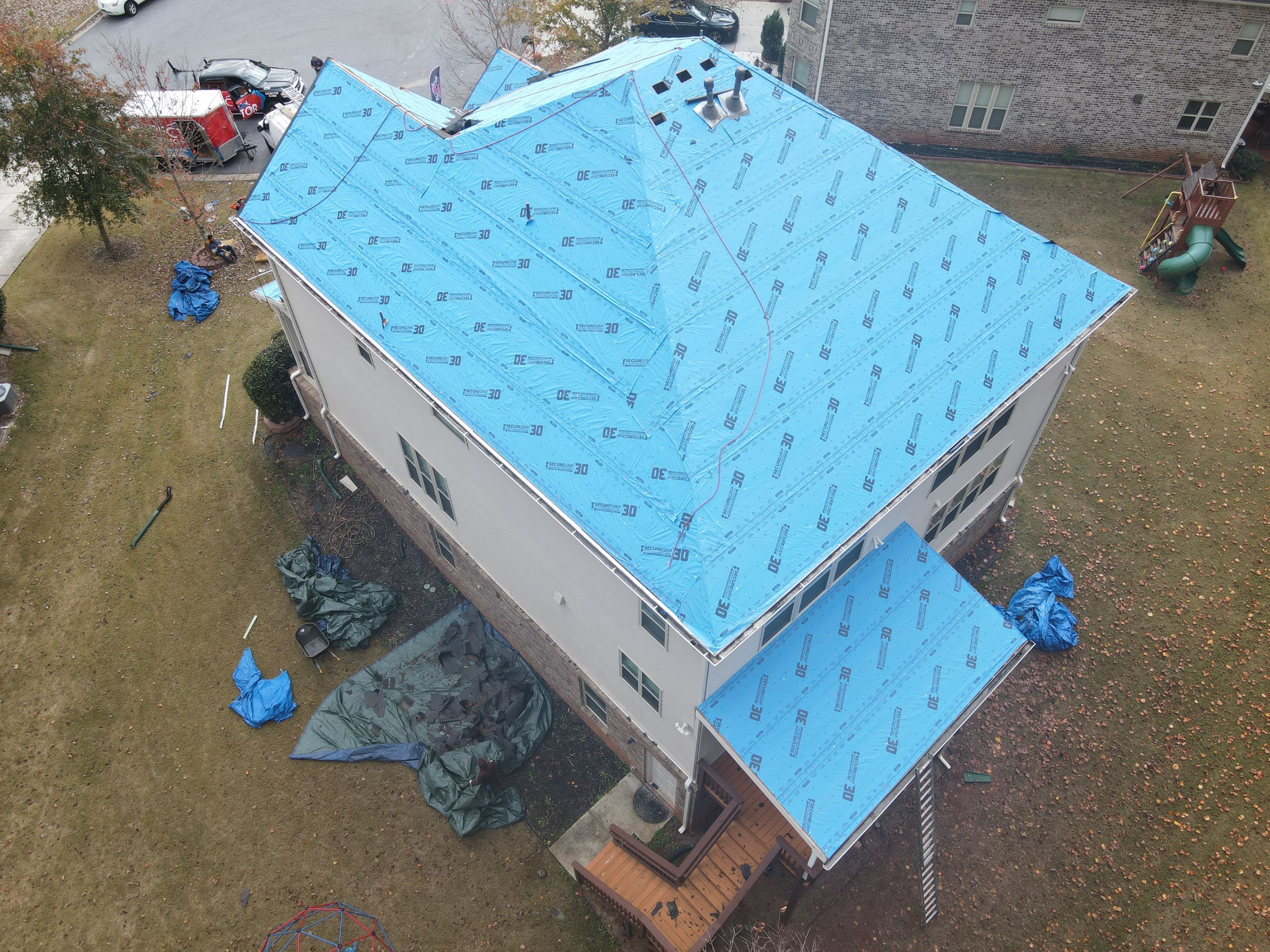 Residential Roofing Installation using Owens Corning by Inspector Roofing and Restoration