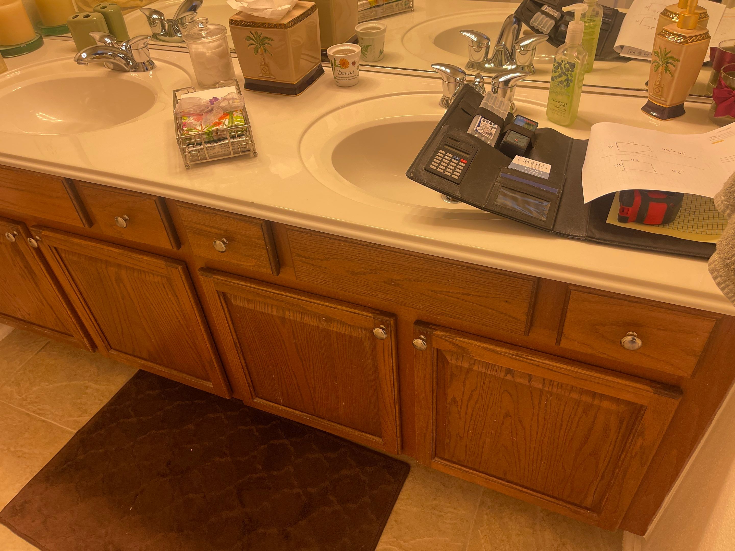 Bathroom remodel by Mena stone surfaces