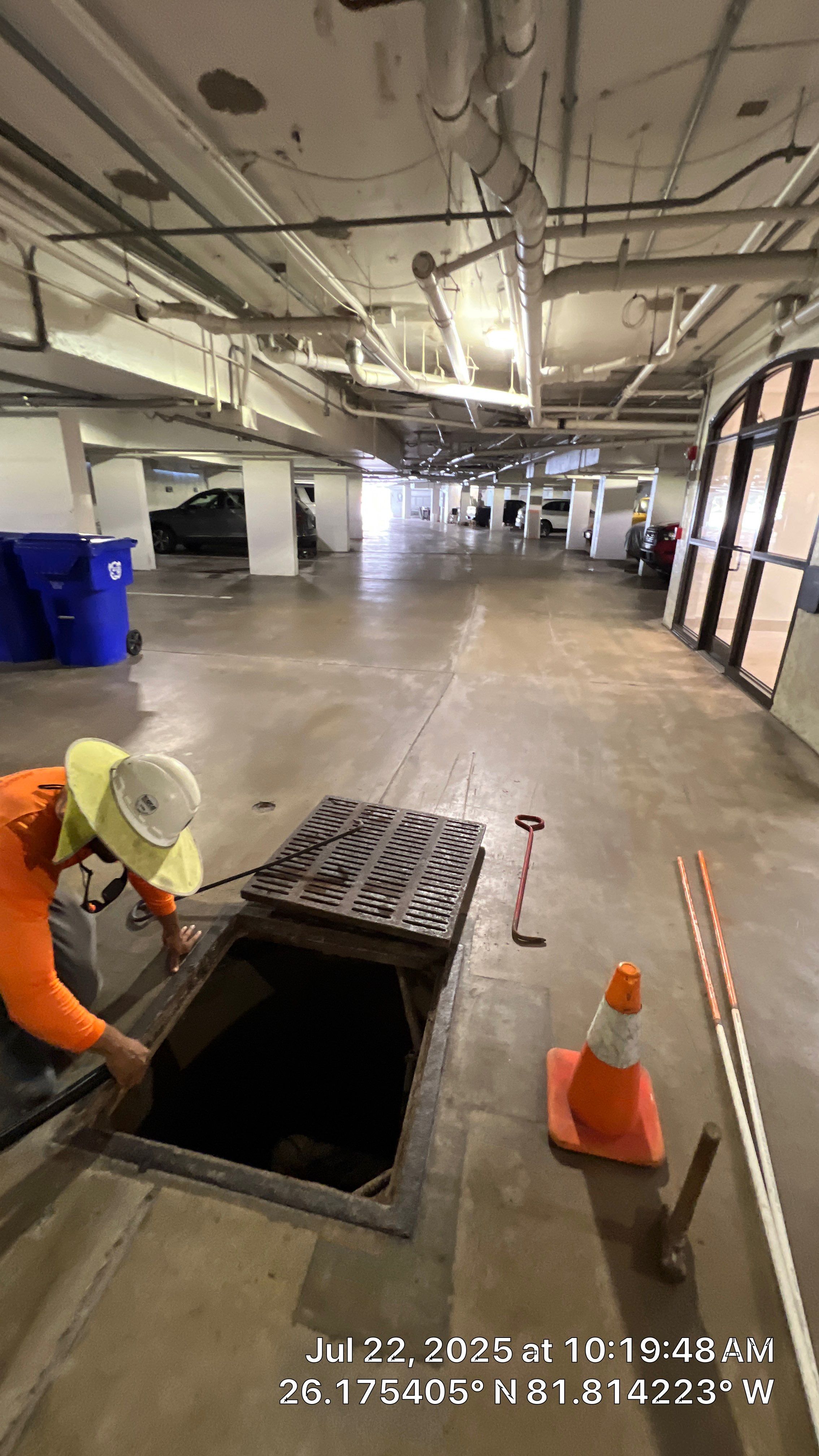 Naples Condo Complex Stormwater System Maintenance and Hurricane Cleanup by APS Power & Water