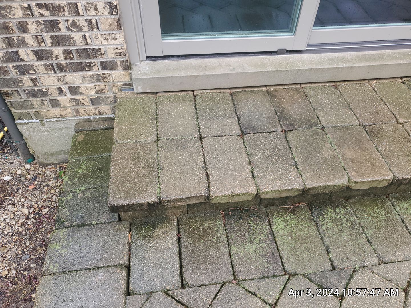 Brick paver clean, sand and seal.  using Surebond SB-1300 by Northern Power Washing LLC.