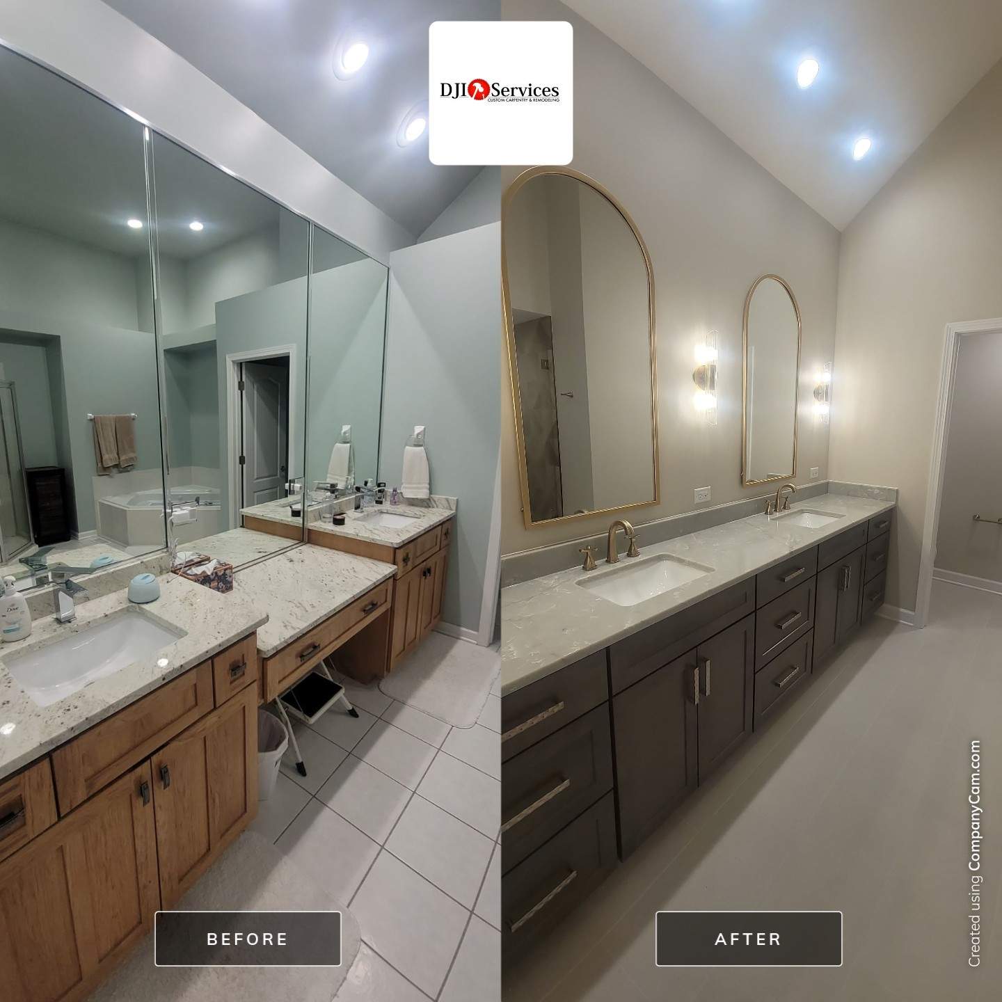 Naperville Primary Bathroom by DJI Services Inc