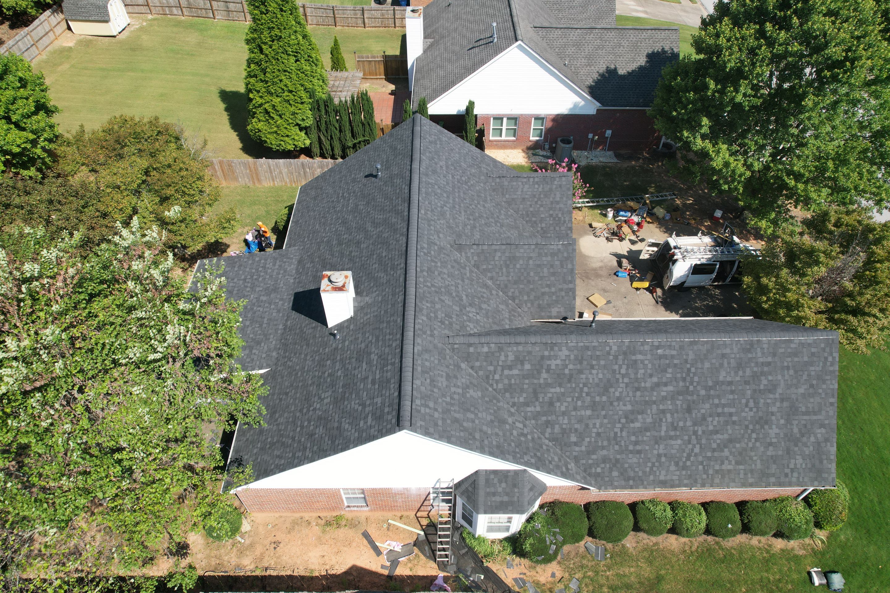 Residential Roof Replacement using Owens Corning Onyx Black by Inspector Roofing and Restoration