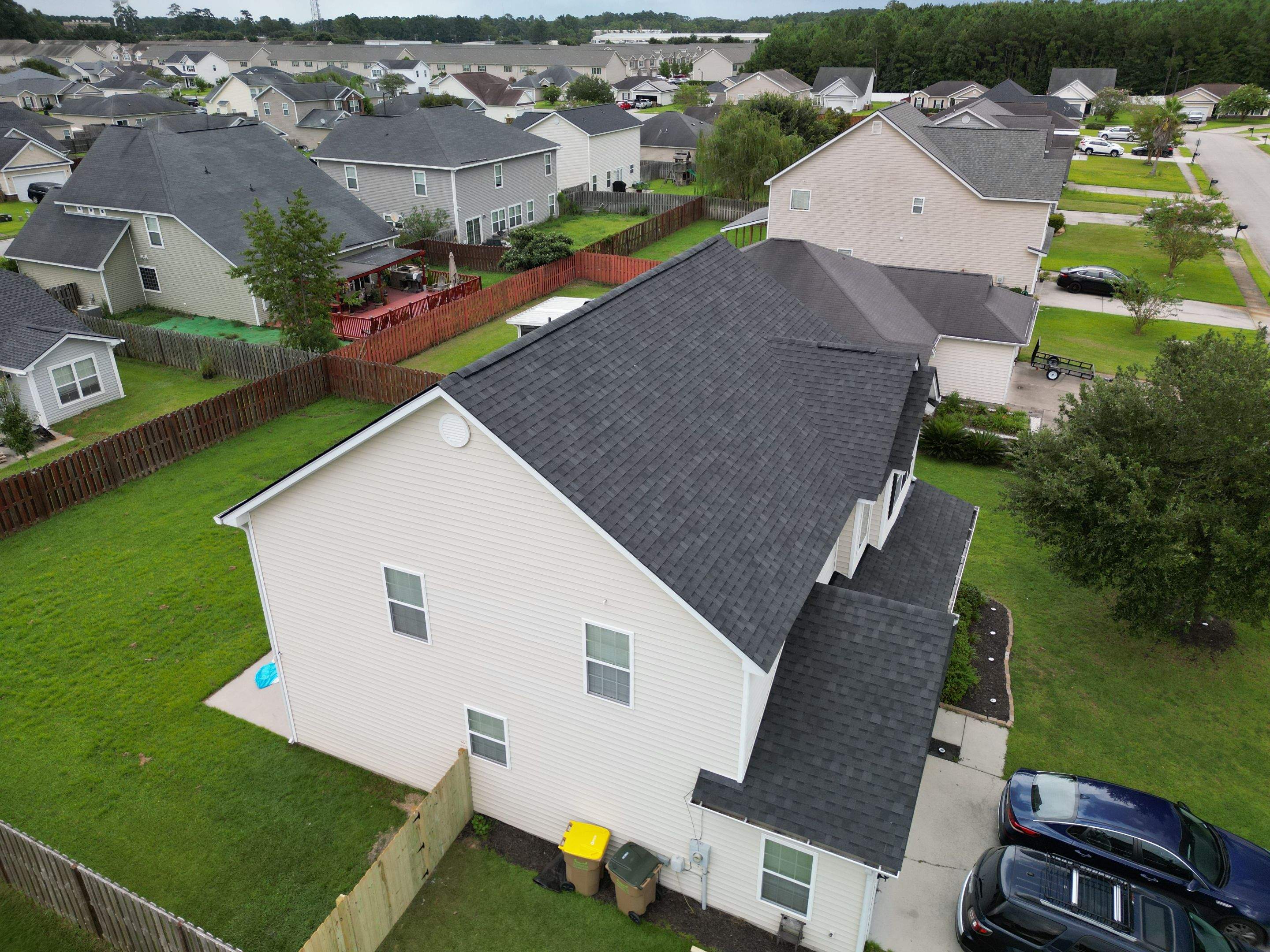 Residential Roofing Installation using Atlas Pinnacle Pristine Black Shadow by Talya Roofing