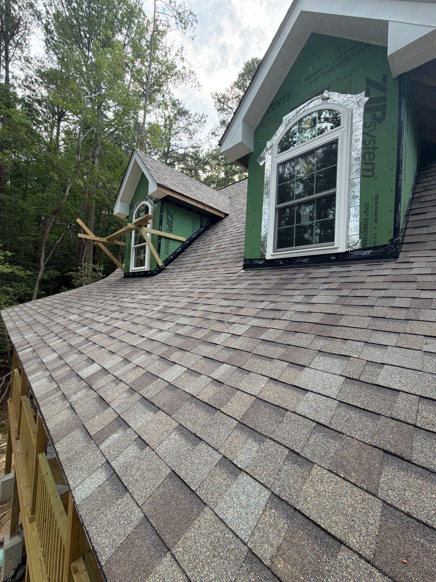 Custom New Home Roof Install in Heathsville by Cade Construction
