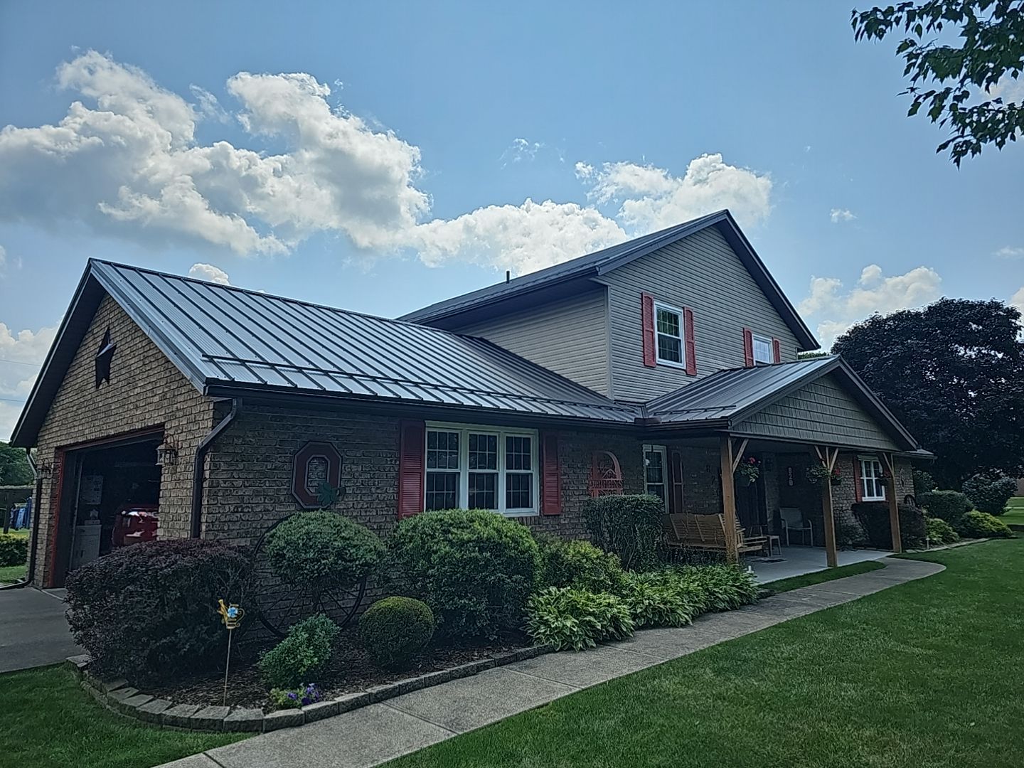 West Lafayette Ohio Metal Roof Installation by Pine Ridge Roofing LLC