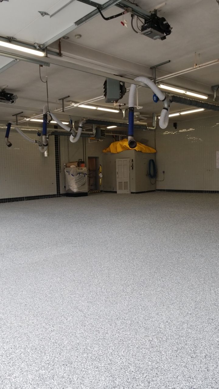 Dover Firehouse with their new Smoke Floor! by Spectrum Painting, LLC