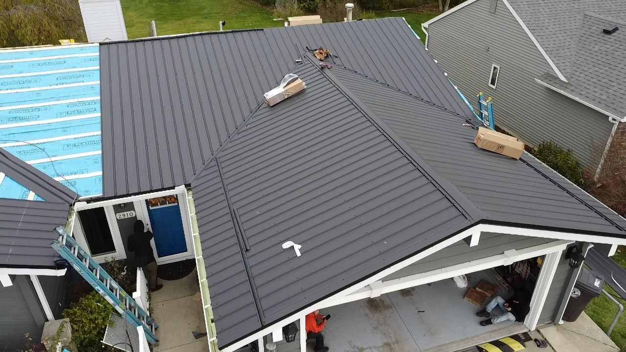 Exposed Fastener Metal Roof Replacement – Fort Wayne, IN by 4Ever Metal Roofing