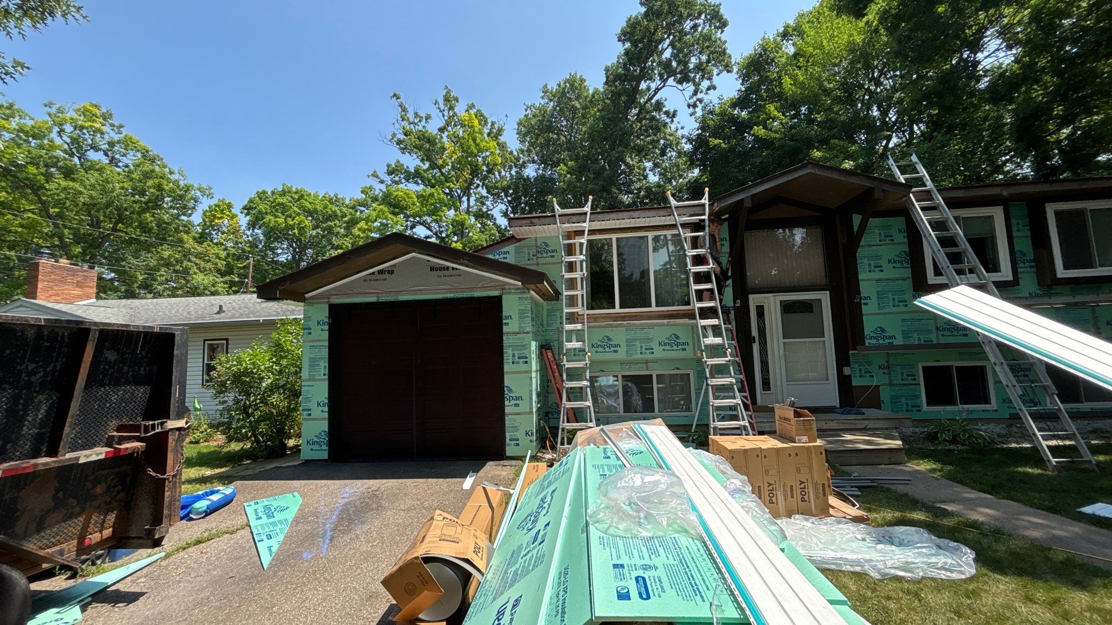 Siding Replacement using Alside D4 Odyssey-Plus Dutchlap Ageless Slate by 180 Contractors