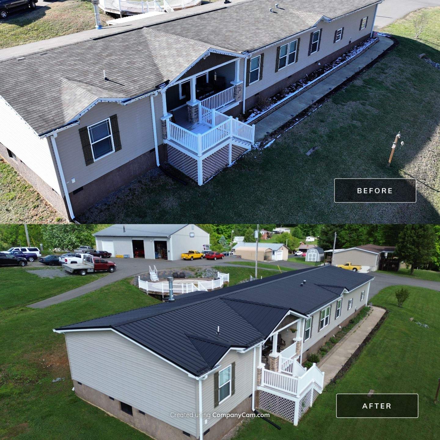 Black Frost AG Panel by Omnia Roofing
