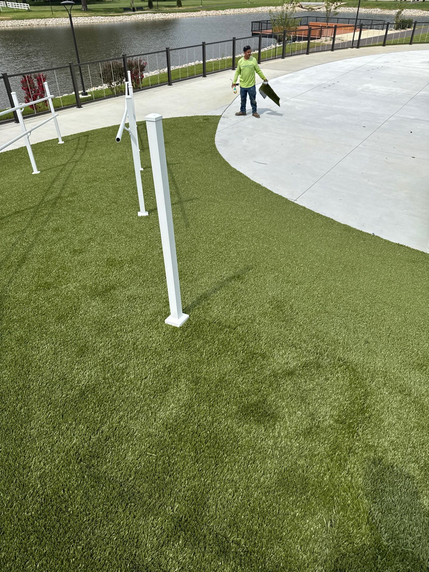 Playground Grass in Newburgh, IN by ForeverLawn NEIN/INDY