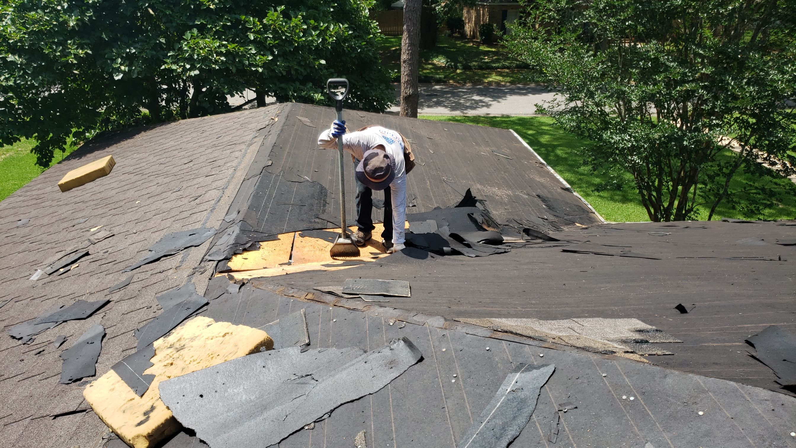 Residential Roofing Installation using Roof Replacement by American Roofing & Construction LLC