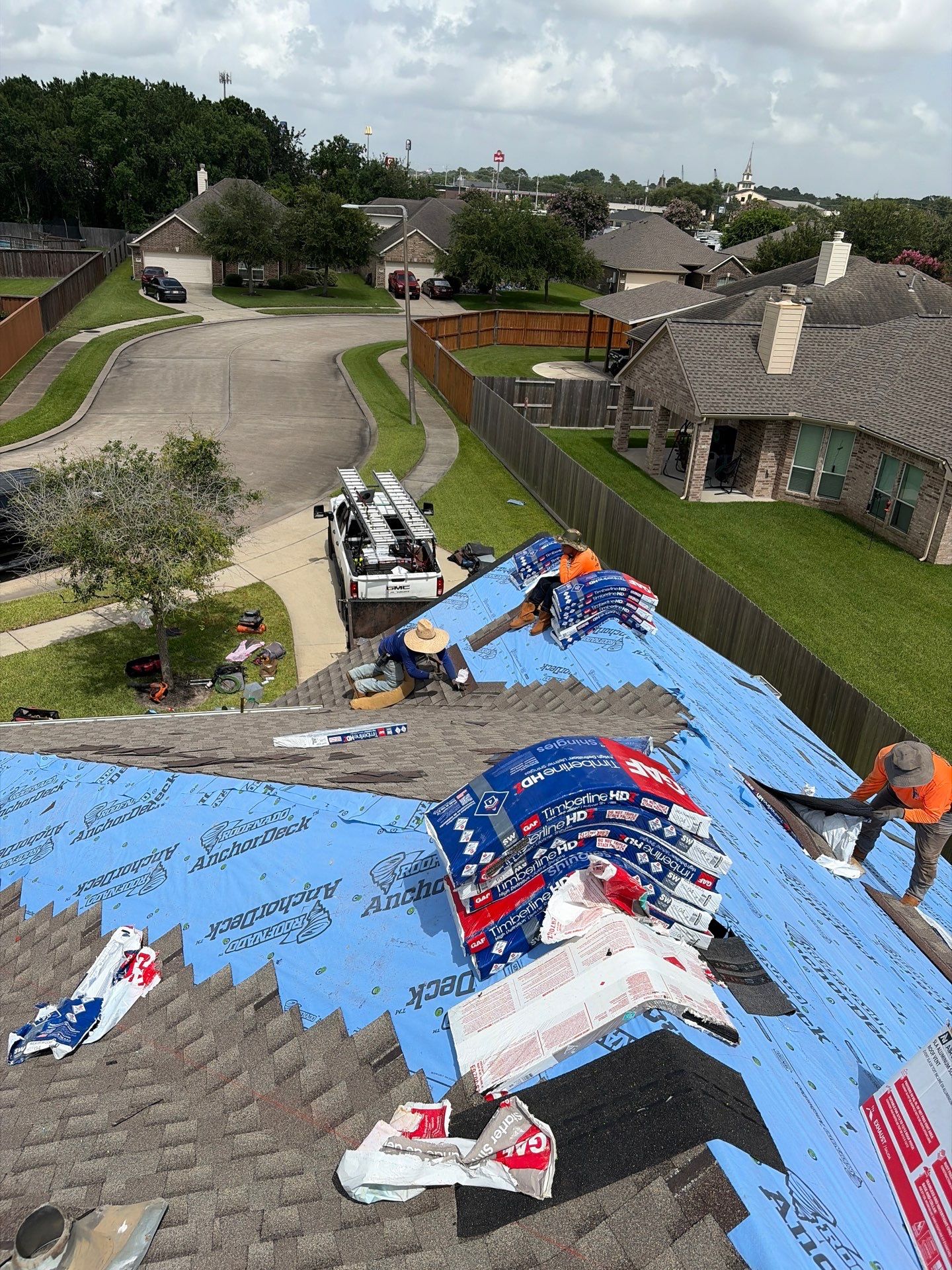Roof Replacement in Dickinson TX by Roof Repair Company