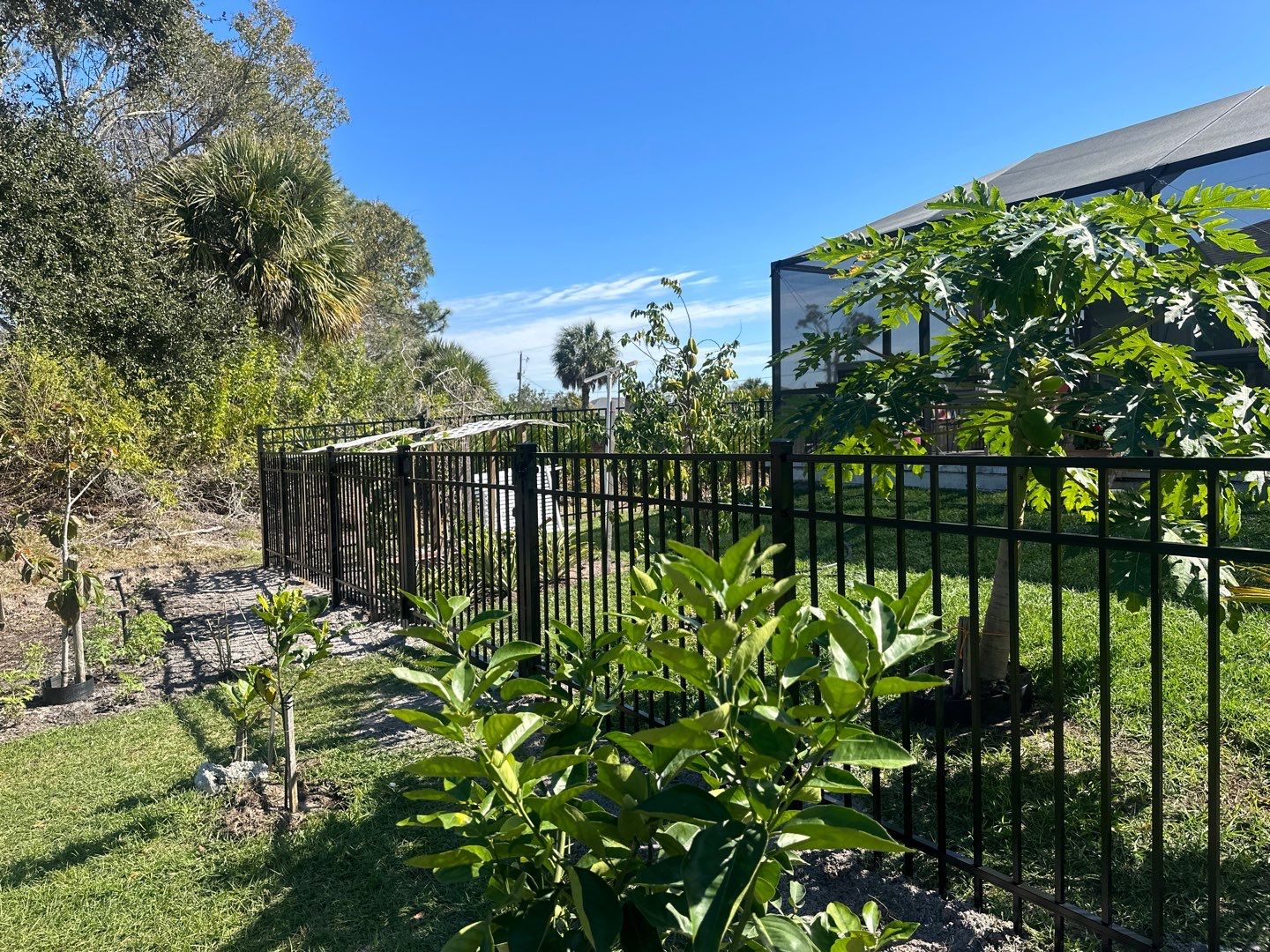 Aluminum Fence Installation using Black 3 Rail Aluminum Fence by Asap fence and gates, LLC