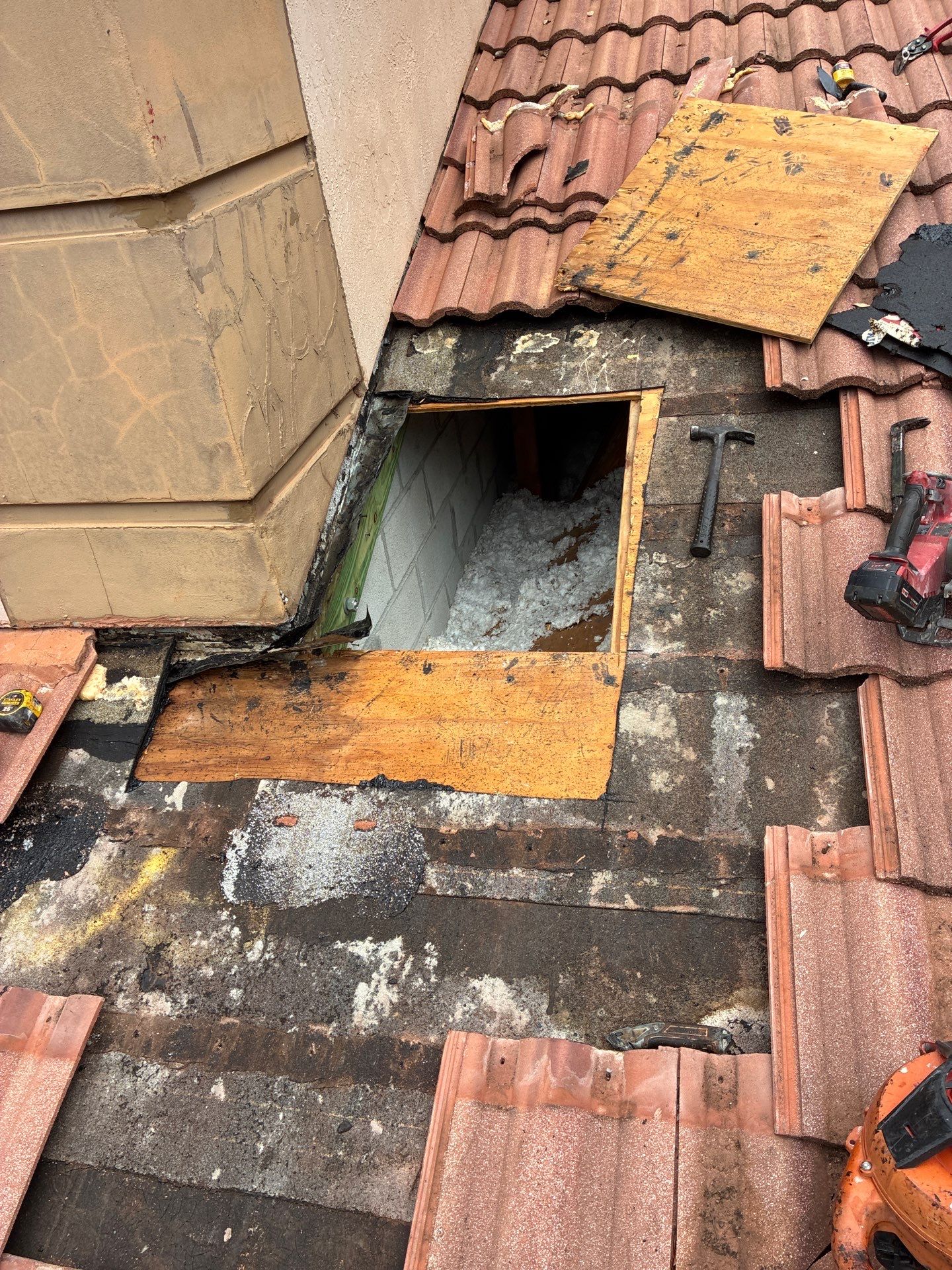Clay Tile Roof Repair and Structural Fascia Replacement in Boynton Beach by Aastro Roofing