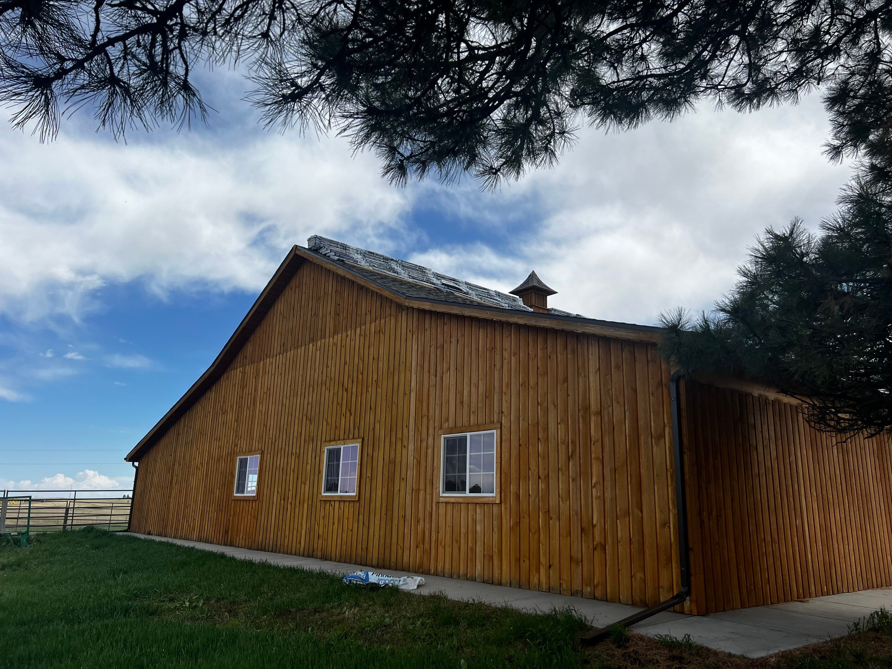 Residential Roofing Installation using Atlas Pinnacle Impact Weathered Wood by Blue Peaks Roofing LLC 