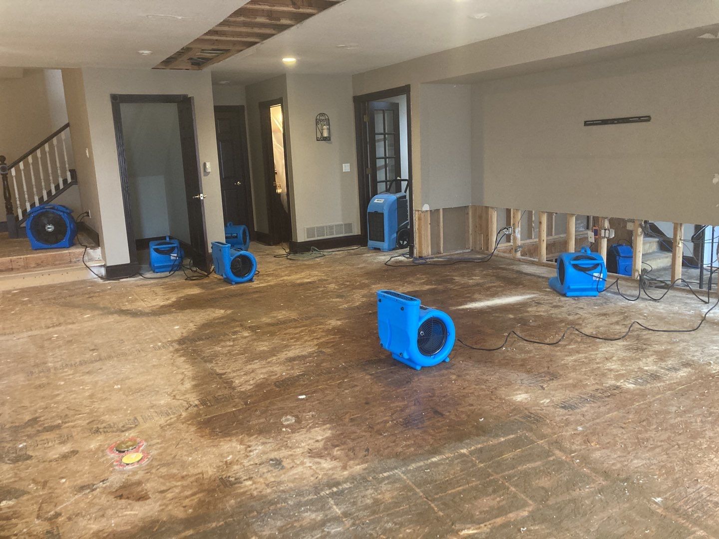 Water Damage Throughout Main Floor, Basement, and Crawl Space by Accountable Home Services