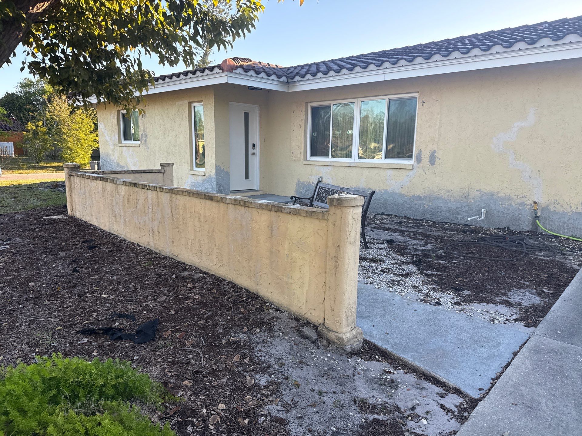 Full Exterior Cleaning Before Painting – Sarasota, FL (Near Sarasota Airport) by Sunshine AquaWash