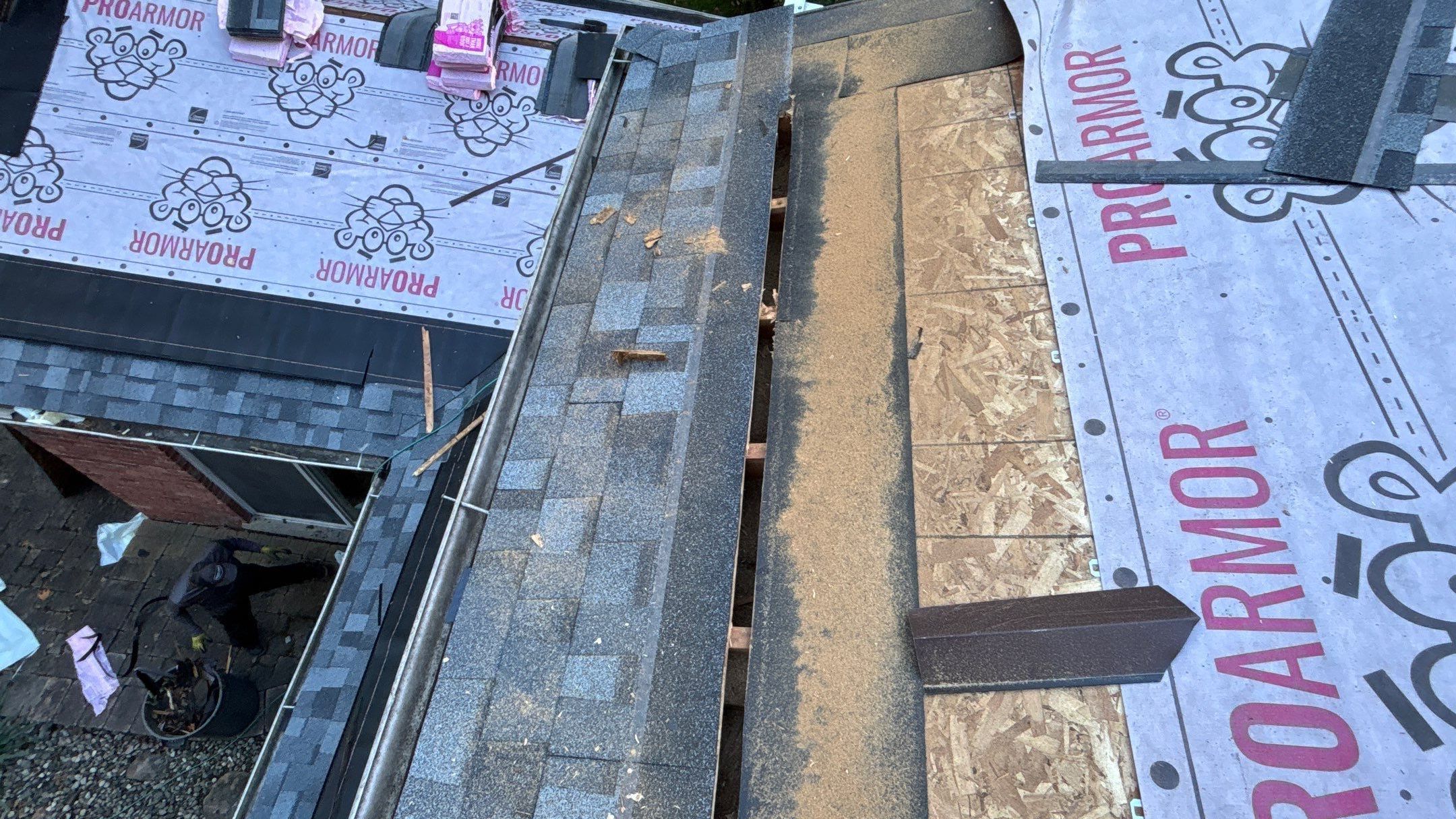 Roof Replacement using Owens Corning Slatestone Gray by 180 Contractors